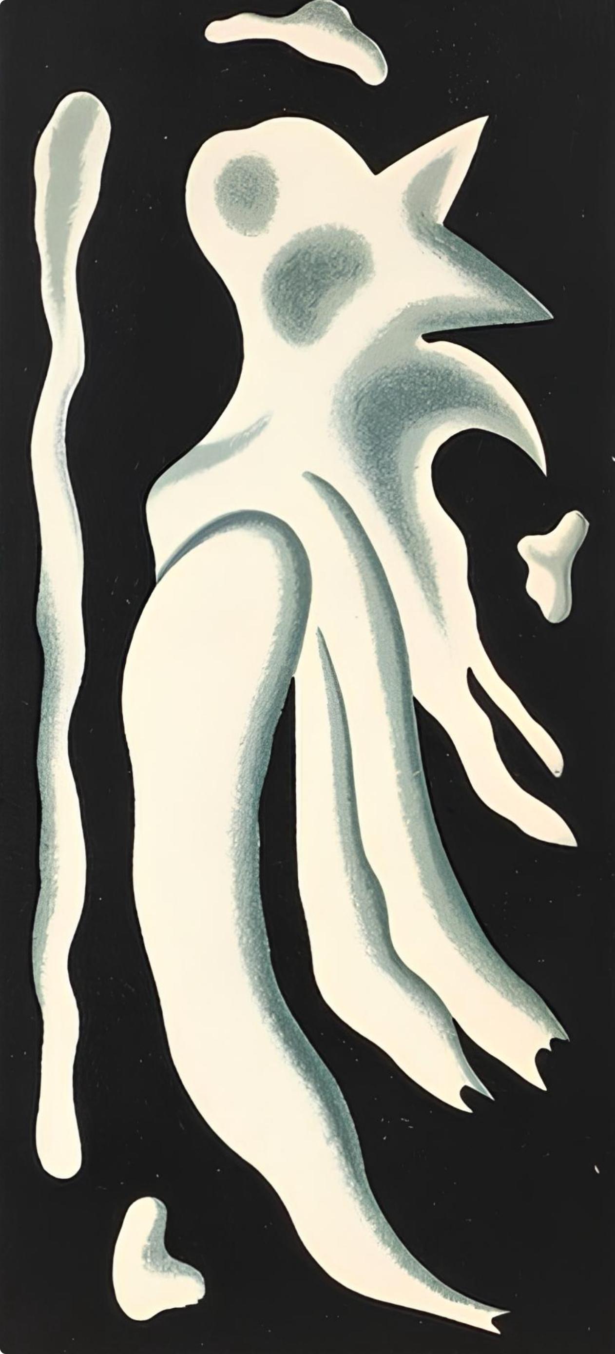 Léger, Composition, Derrière le miroir (after) - Print by Fernand Léger
