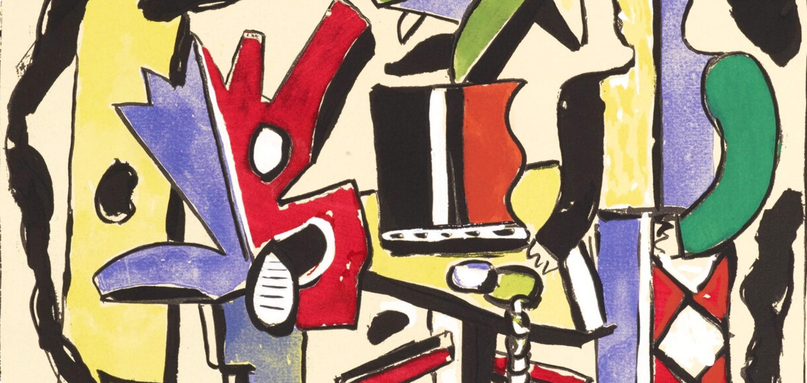 Léger, Komposition, Douze Contemporains (nach) – Print von Fernand Léger