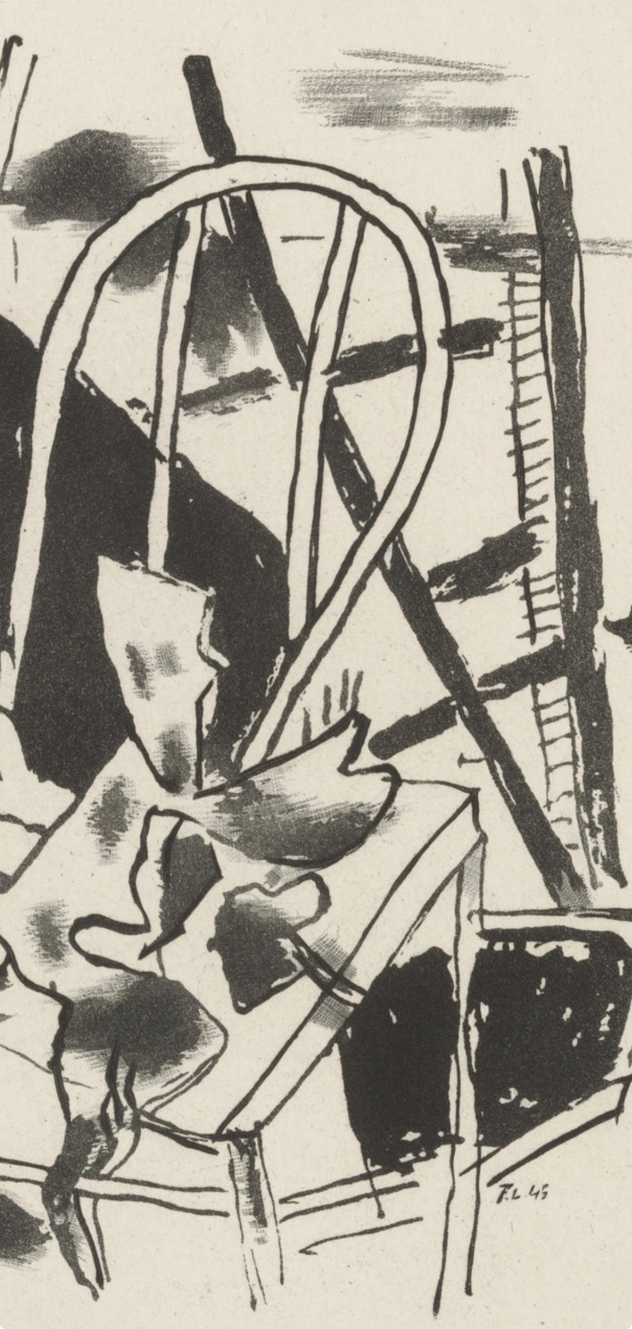 Léger, Composition, Du cubisme (d'après) - Print de Fernand Léger