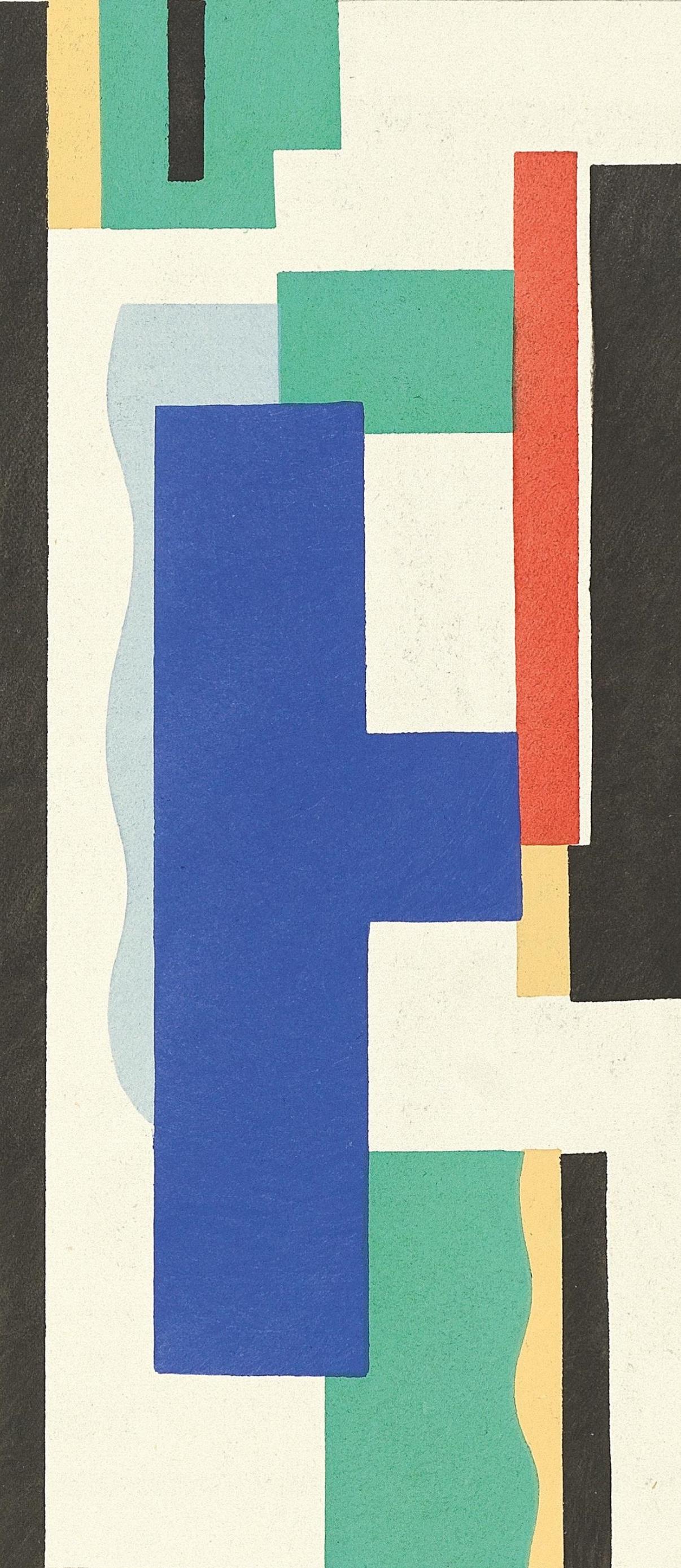 Lithograph and stencil on vélin Hollande van Gelder paper. Unsigned and unnumbered, as issued. Good condition. Notes: From the album, Fernand Léger, 1928. Published and printed by Éditions des Cahiers d'Art, Paris, under the direction of Christian