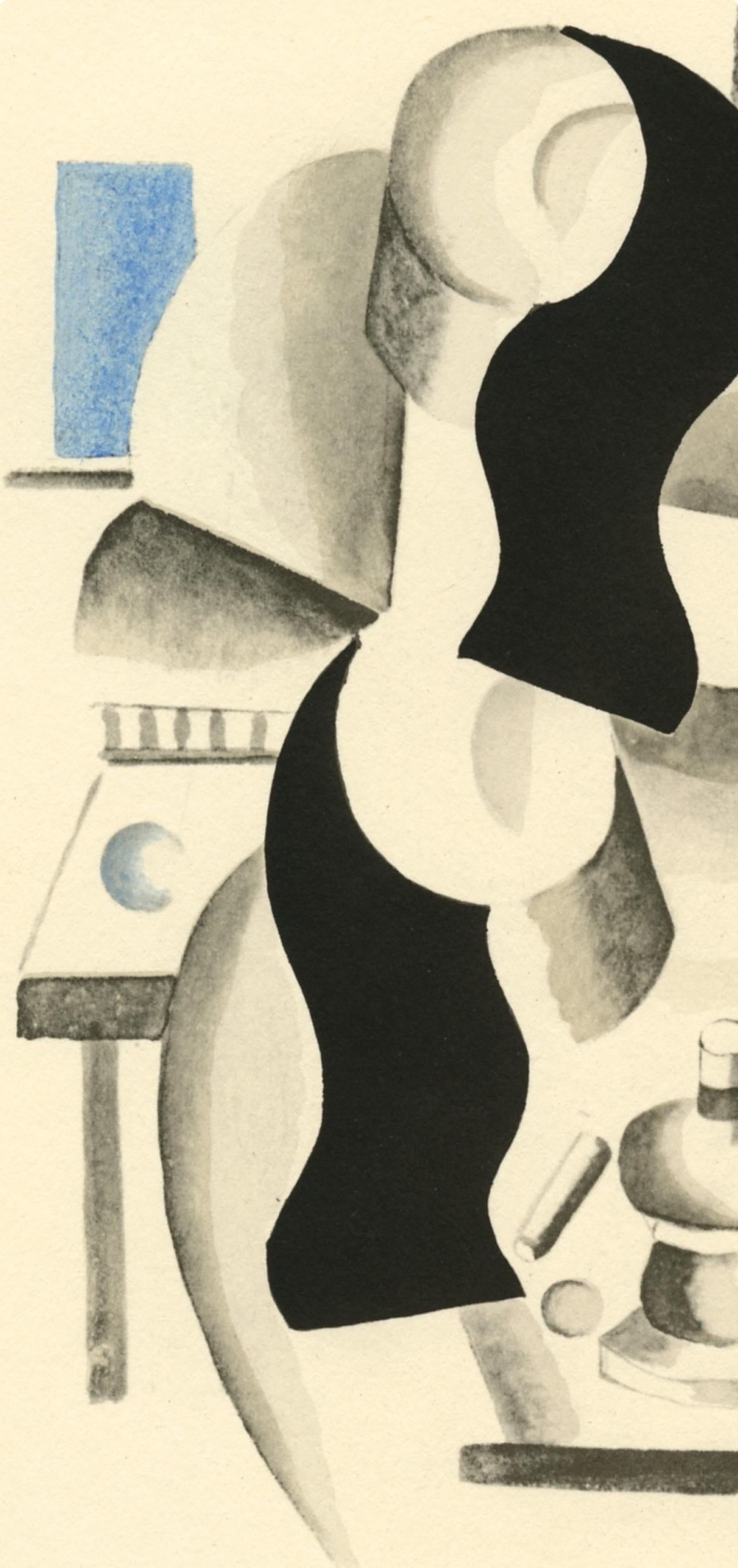 Litografía y estarcido sobre papel vélin. Inscripción: Sin firmar y sin numerar, tal como se emitió. Buen estado. Notas: Del álbum, L'Art Cubiste, Théories et Réalisations, Etude Critique, 1929. Publicado por Éditions Charles Moreau, París; impreso