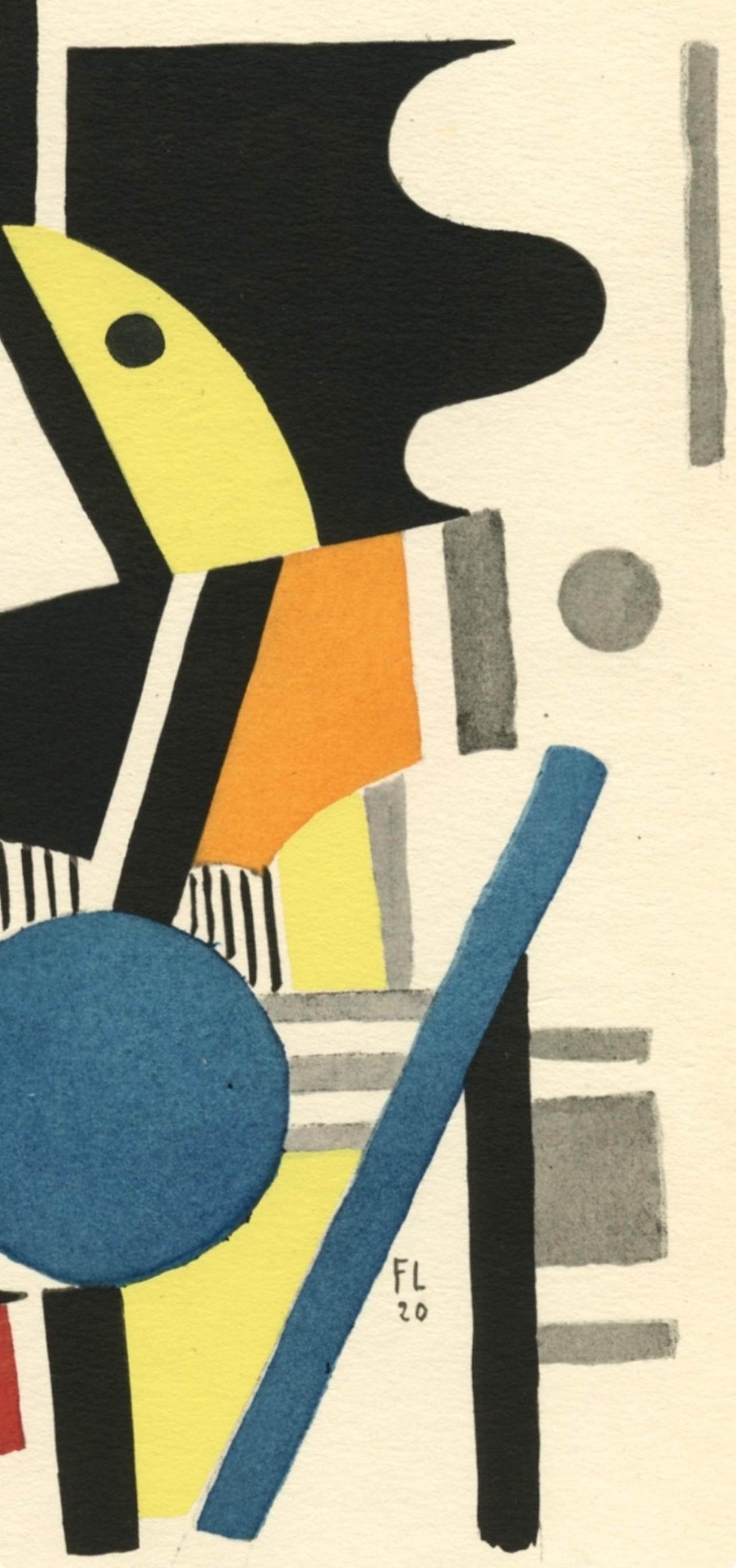 Litografía y estarcido sobre papel vélin. Inscripción: Sin firmar y sin numerar, tal como se emitió. Buen estado. Notas: Del álbum, L'Art Cubiste, Théories et Réalisations, Etude Critique, 1929. Publicado por Éditions Charles Moreau, París; impreso