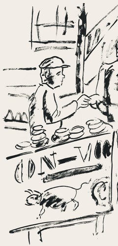 Fernand Leger, The Bistro, Paris, from My Travels, 1970 (after)
