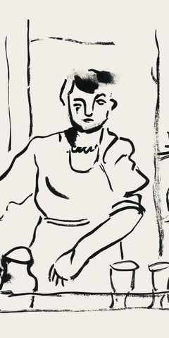 Fernand Leger, The Waitress, Paris, from My Travels, 1970 (after)