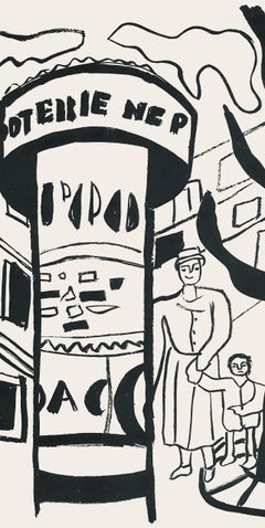 Fernand Leger, The Morris Column, Paris, from My Travels, 1970 (after)