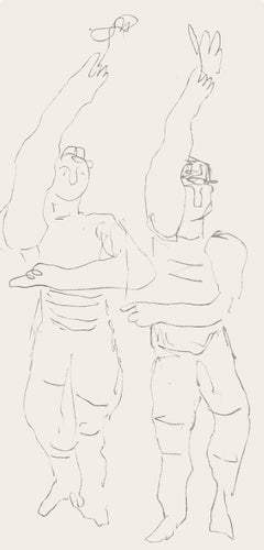 Fernand Leger, The Athletes, Prague, from My Travels, 1970 (after)