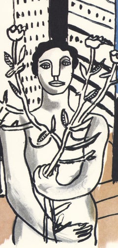 Fernand Leger, The Woman with the Flower, New York, My Travels, 1970 (after)