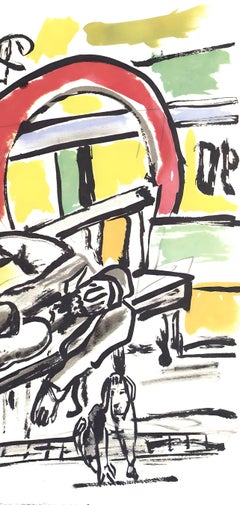 Fernand Leger, The Tramp, Paris, from My Travels, 1970 (after)