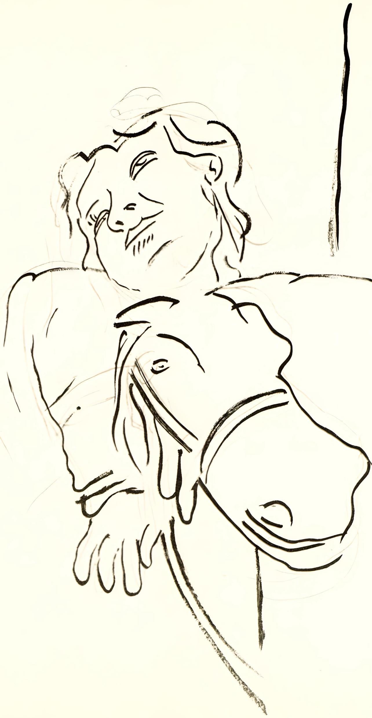 Léger, Composition, mes voyages (after) - Print by Fernand Léger