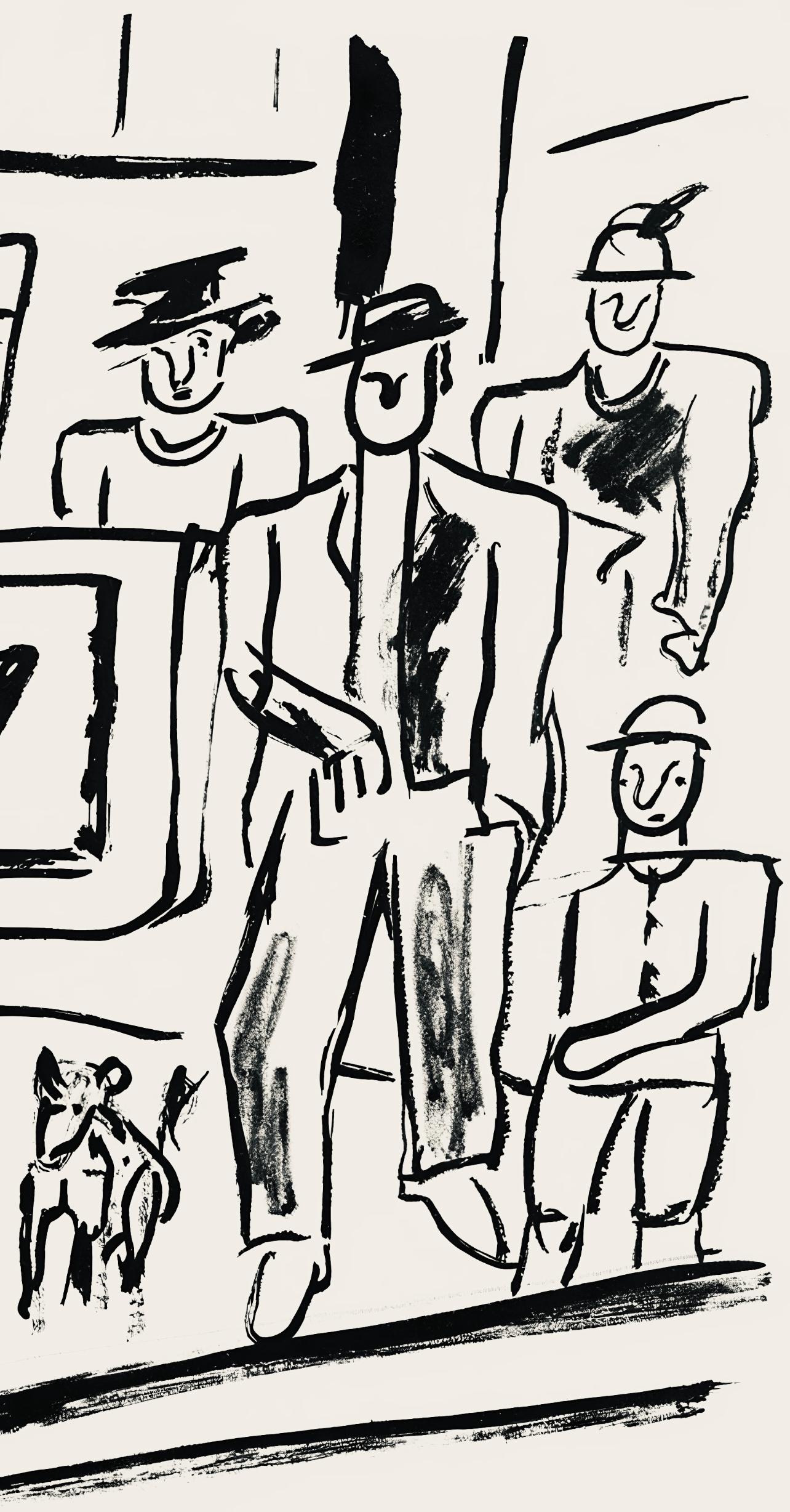Léger, Composition, mes voyages (after) - Modern Print by Fernand Léger