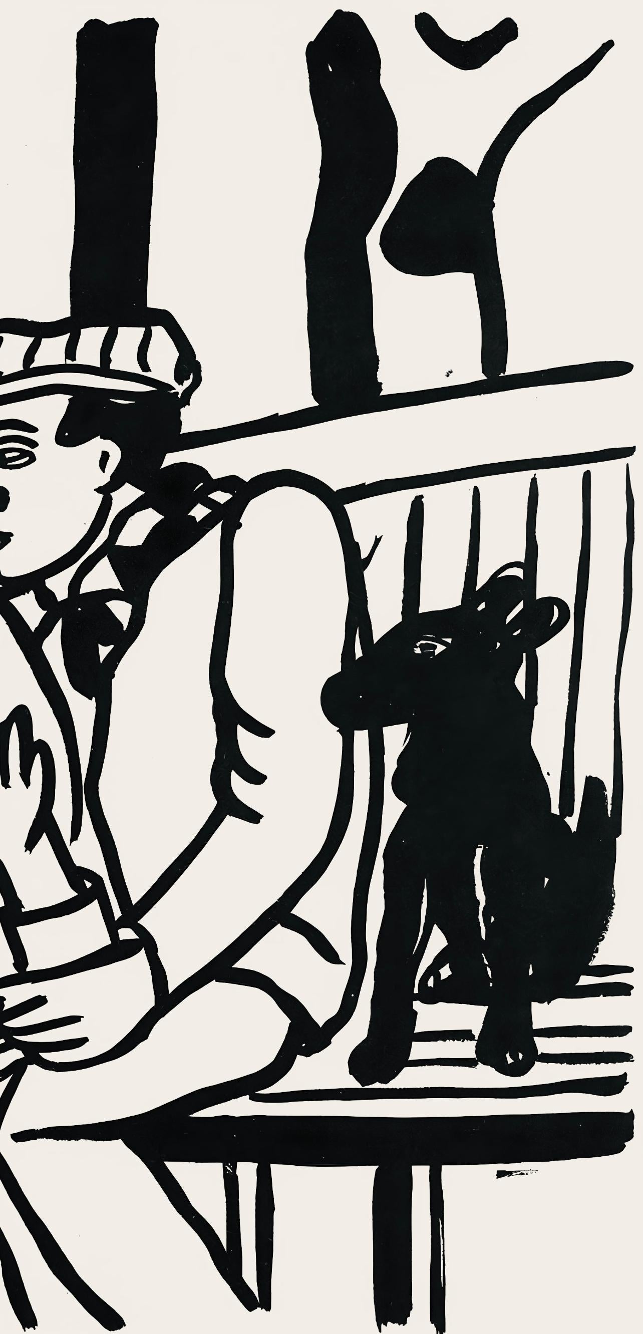 Léger, Composition, mes voyages (after) - Modern Print by Fernand Léger