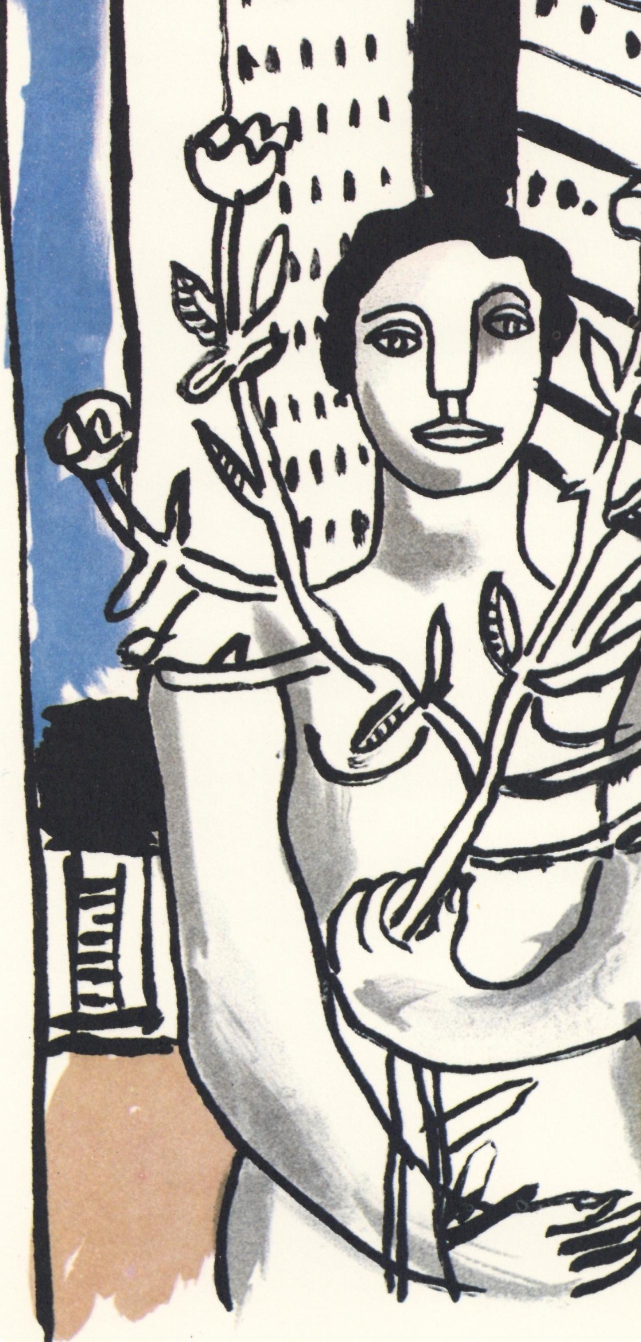Léger, Composition, mes voyages (after) - Modern Print by Fernand Léger
