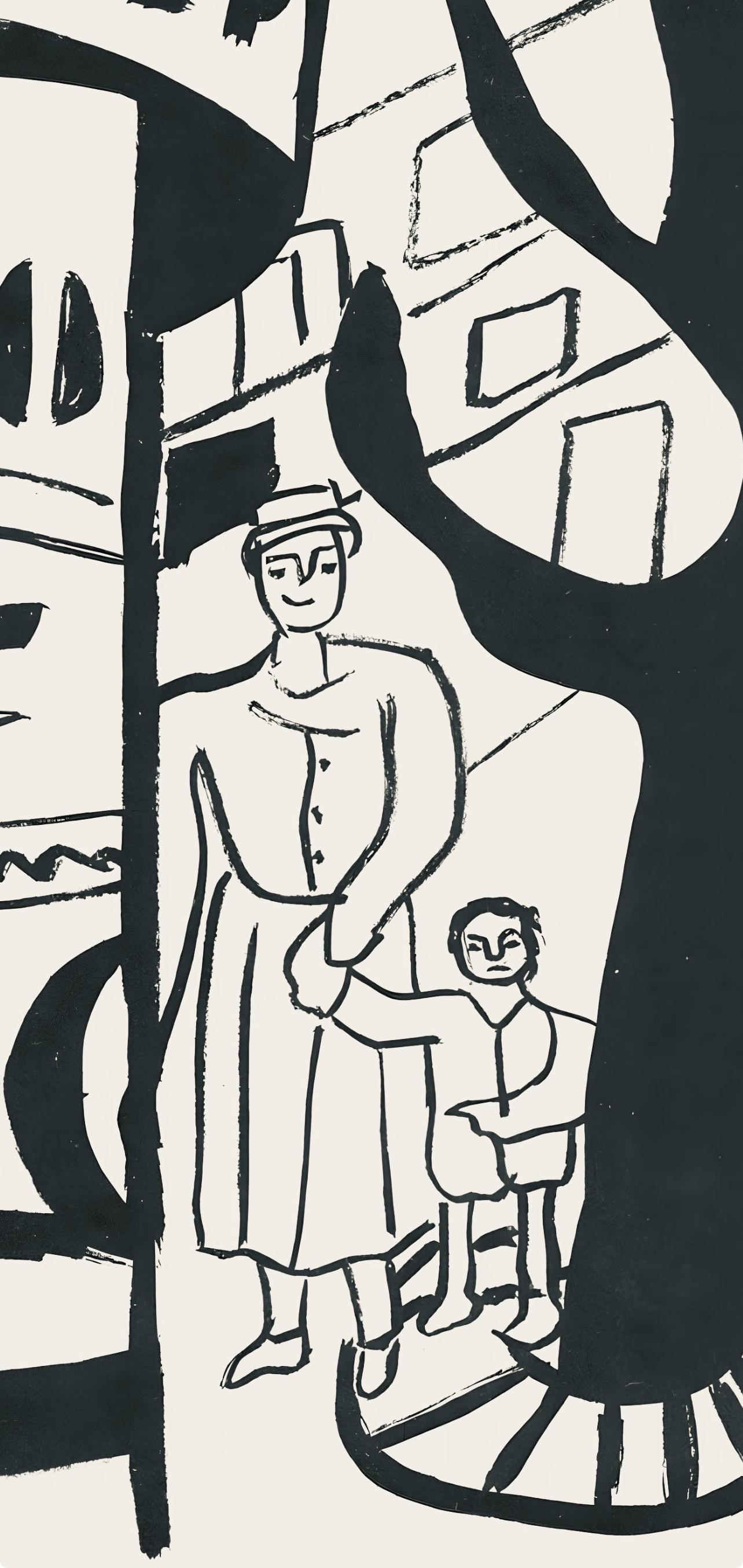 Lithographie sur papier vélin bouffant des Papeteries de Hauteville. Non signé et non numéroté, tel que publié. Bon état. Notes : Extrait de l'in-folio Fernand Léger mes voyages avec un poème d'aragon et des lithographies de l'auteur, 1970. Publié