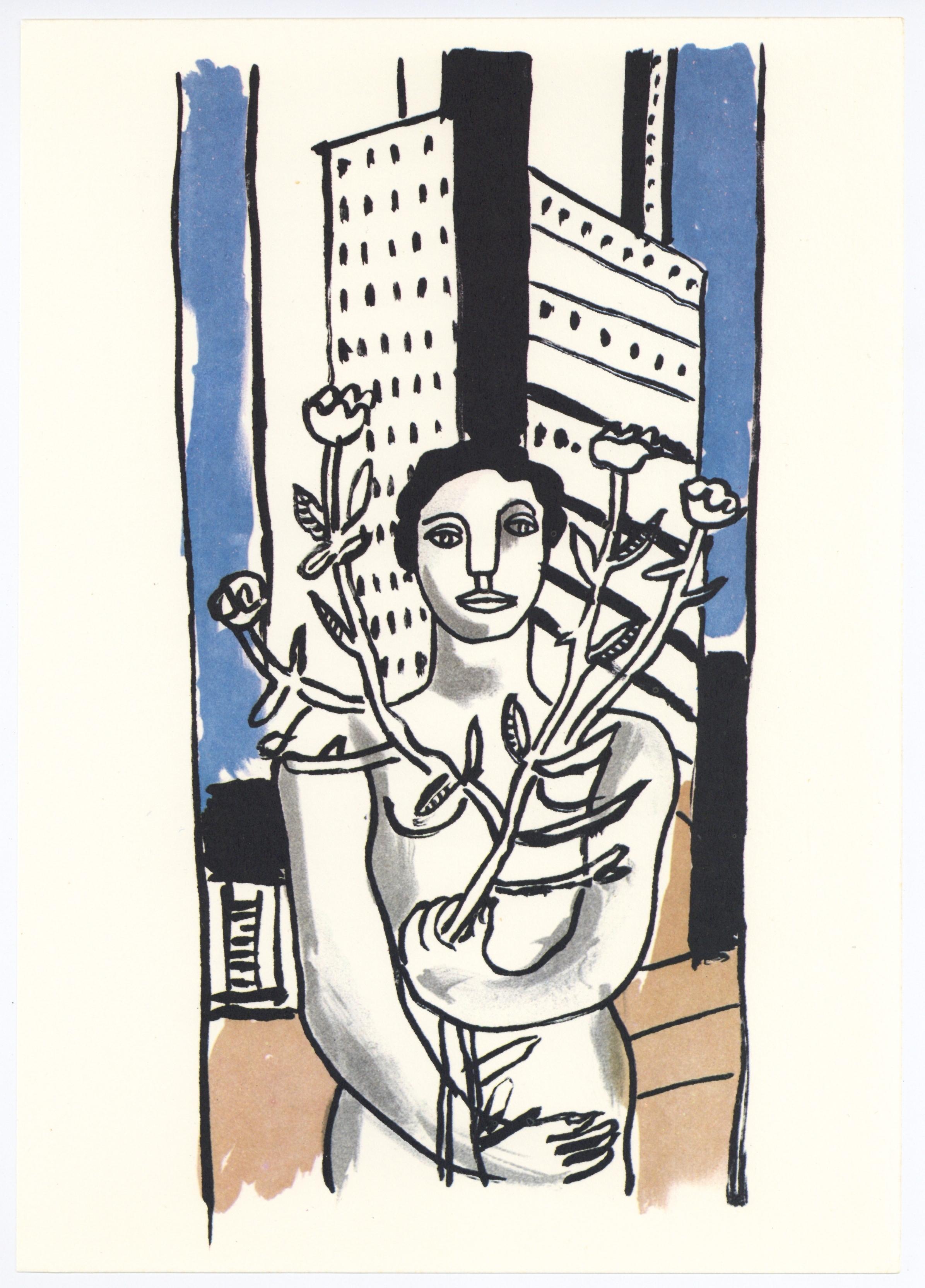 Léger, Composition, mes voyages (after) For Sale 1