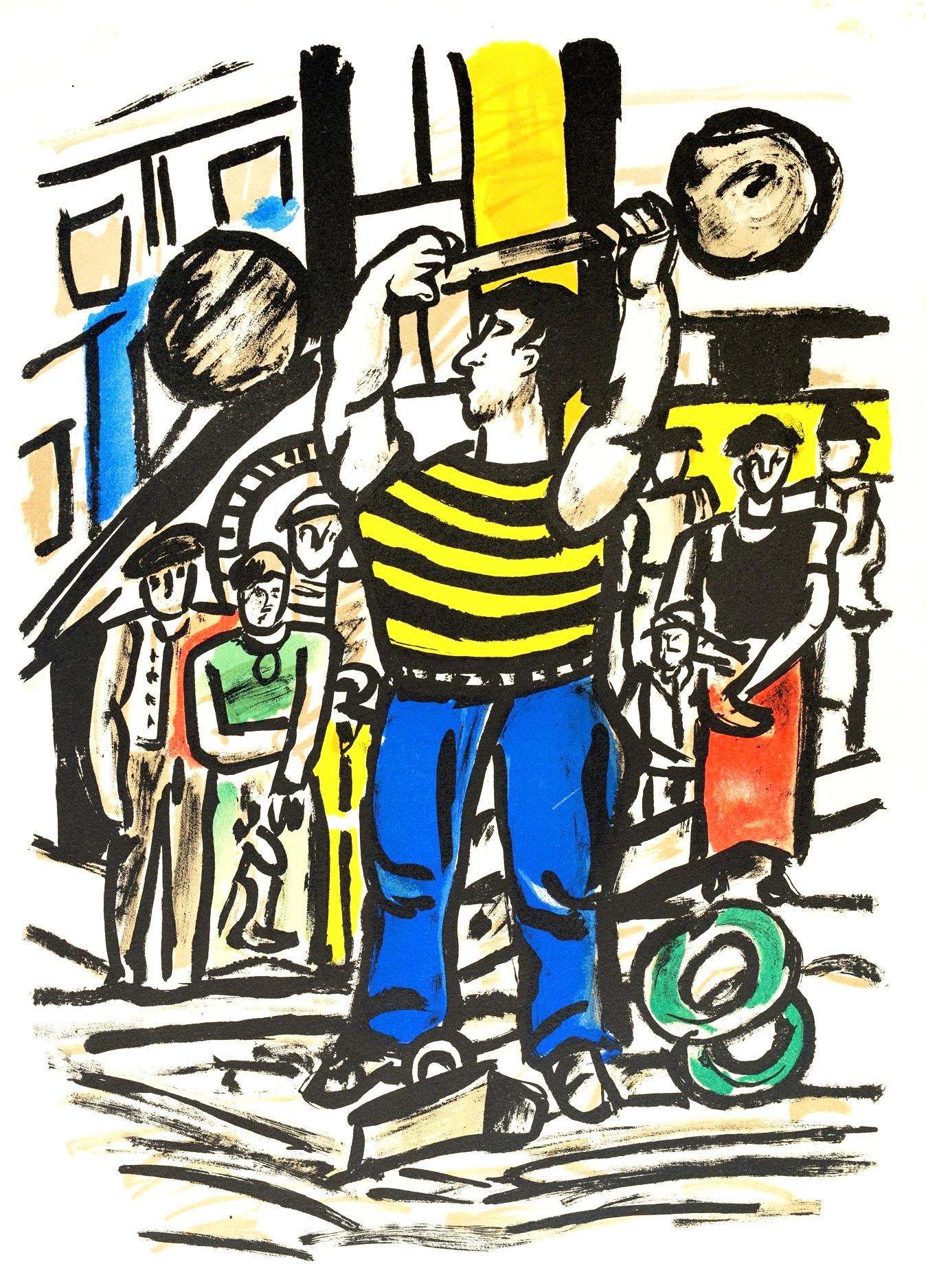 Léger, Composition, mes voyages (after) For Sale 1
