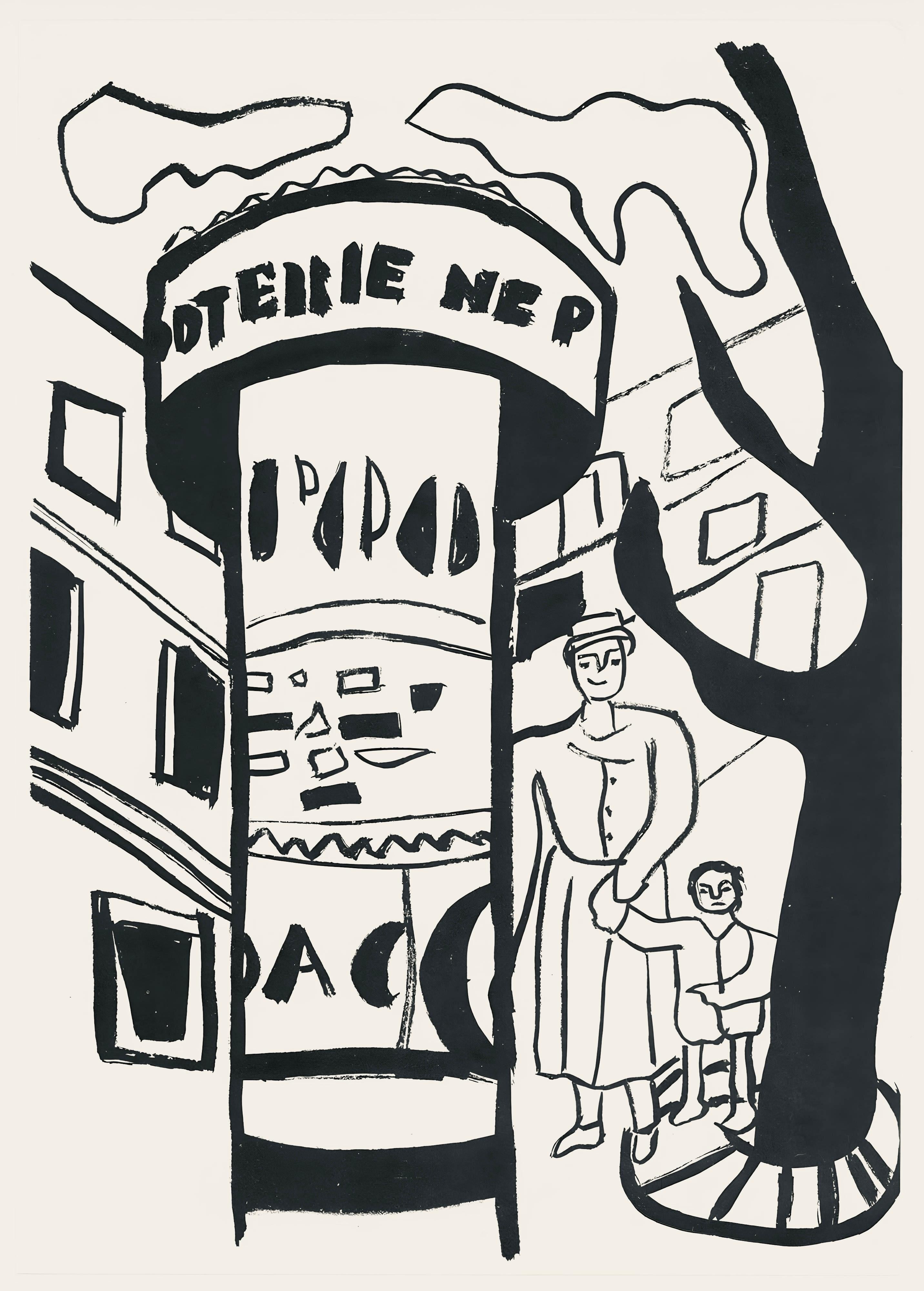 Léger, Composition, mes voyages (d'après) en vente 2