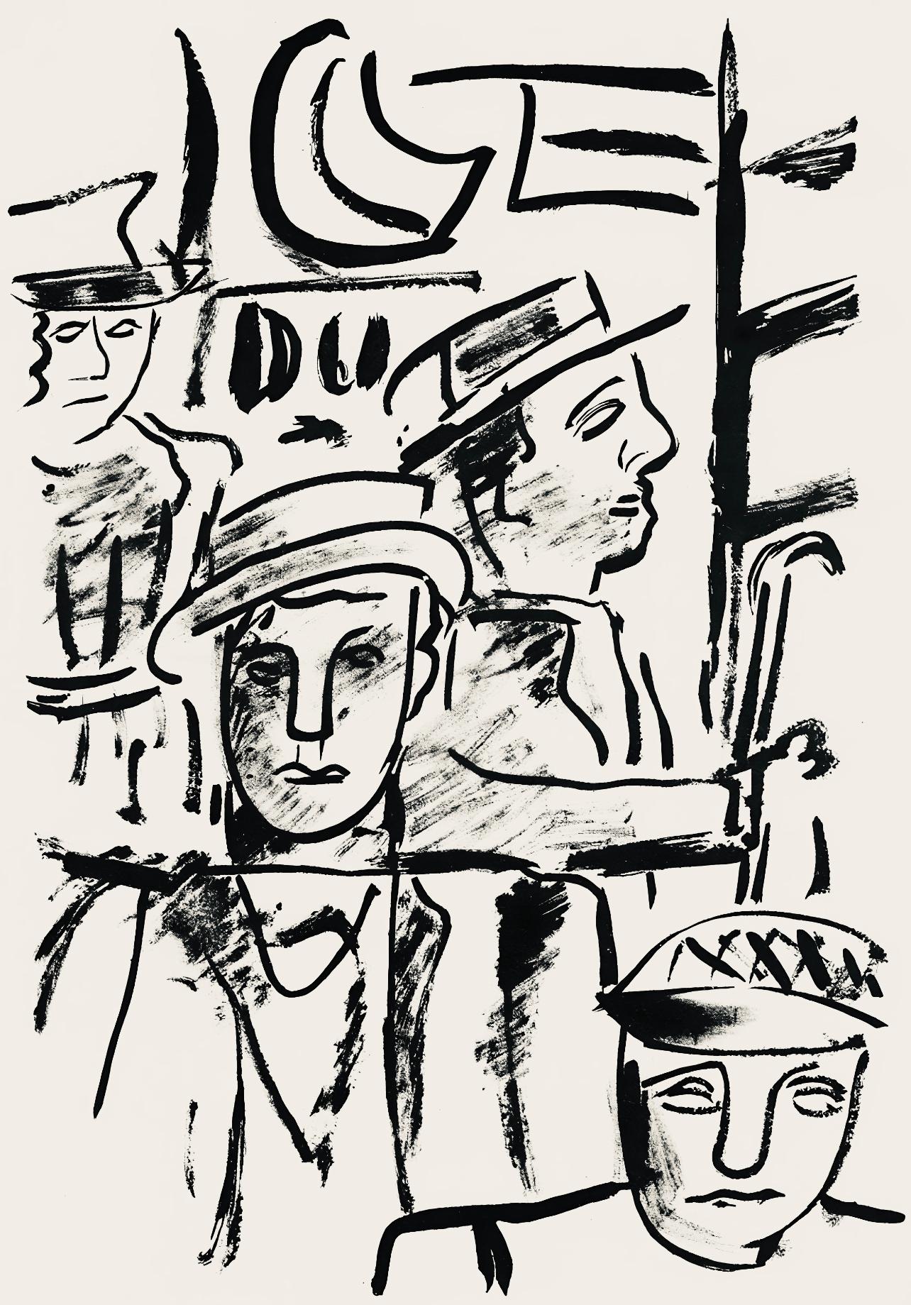 Landscape Print Fernand Léger - Léger, Composition, mes voyages (d'après)