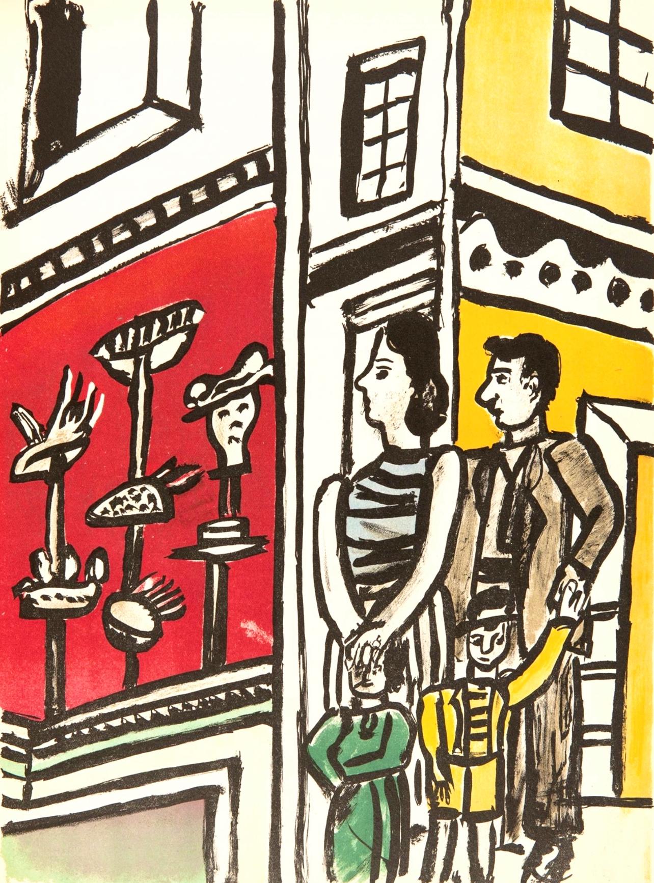 Landscape Print Fernand Léger - Léger, Composition, mes voyages (d'après)