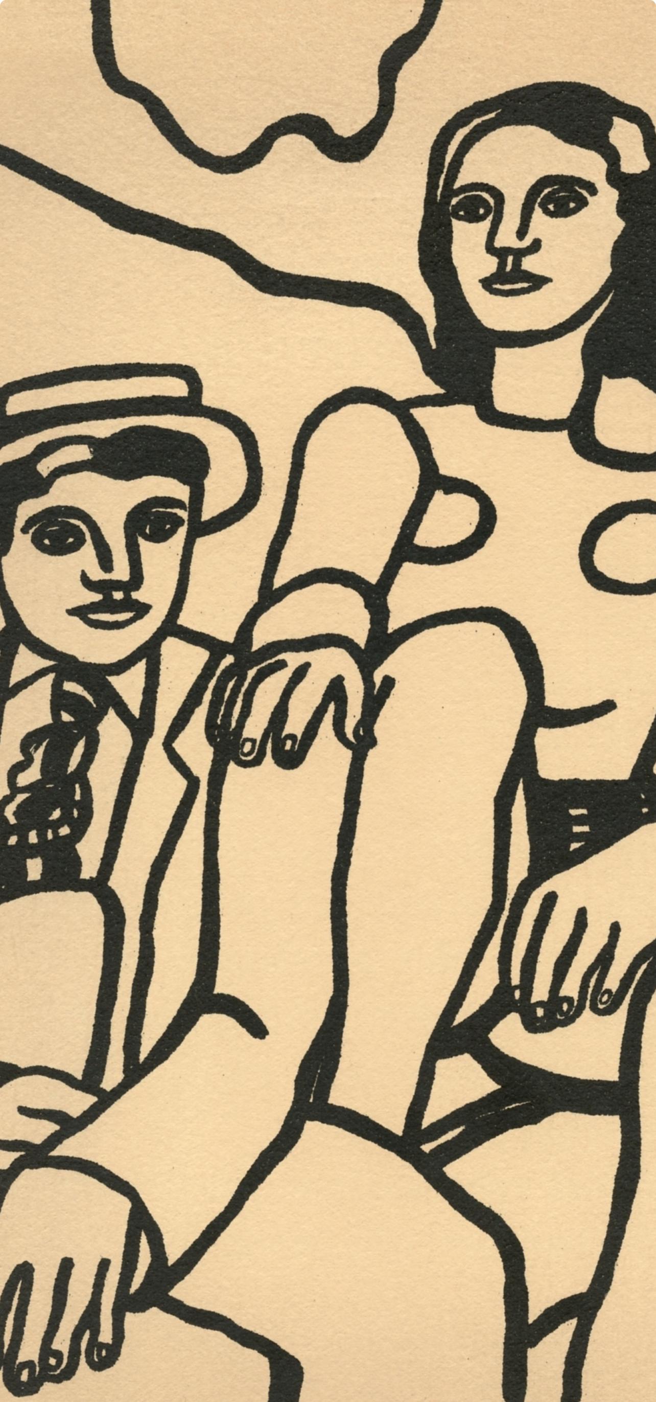 Léger, Composition, Mon ami Léger (after) - Print by Fernand Léger