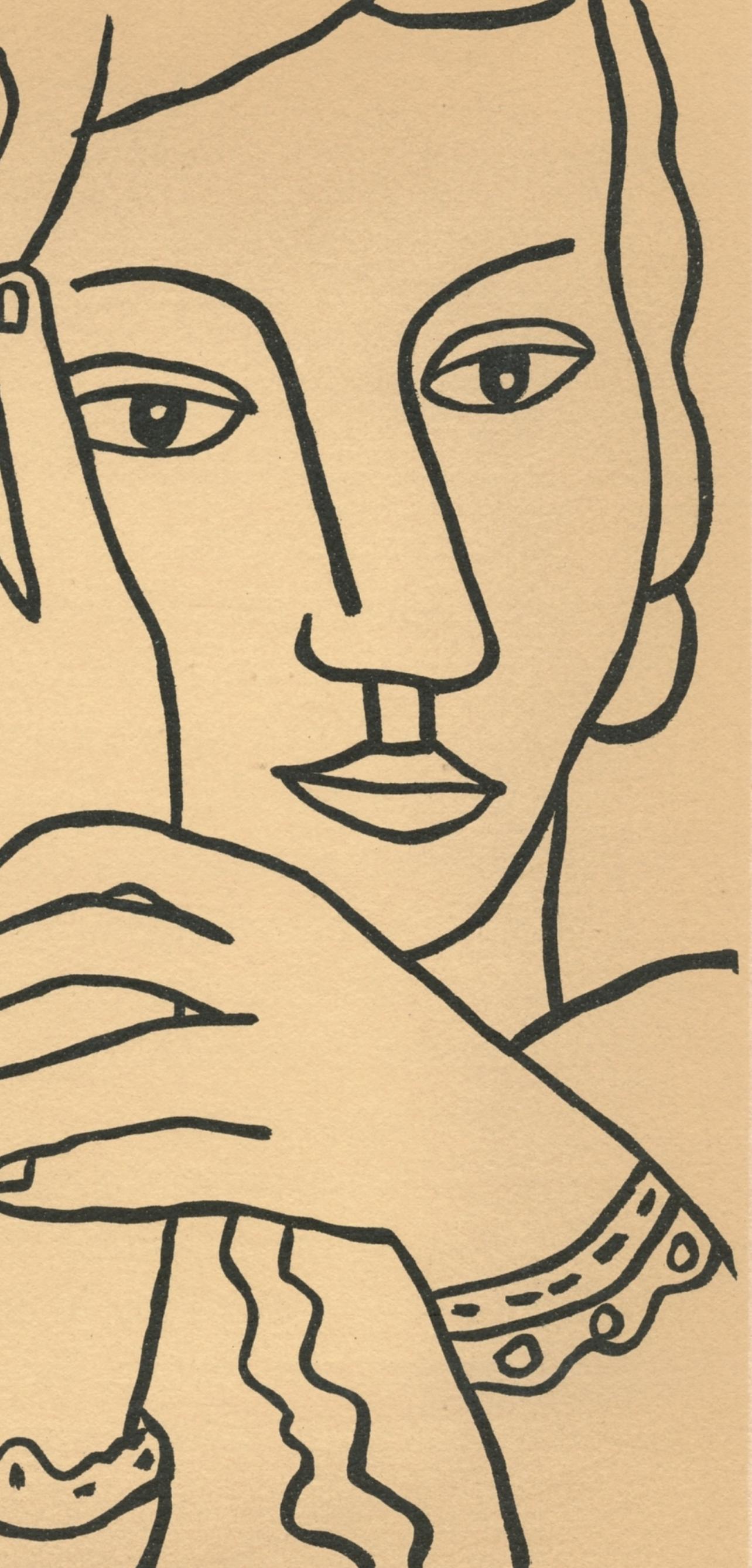 Léger, Composition, Mon ami Léger (after) - Print by Fernand Léger