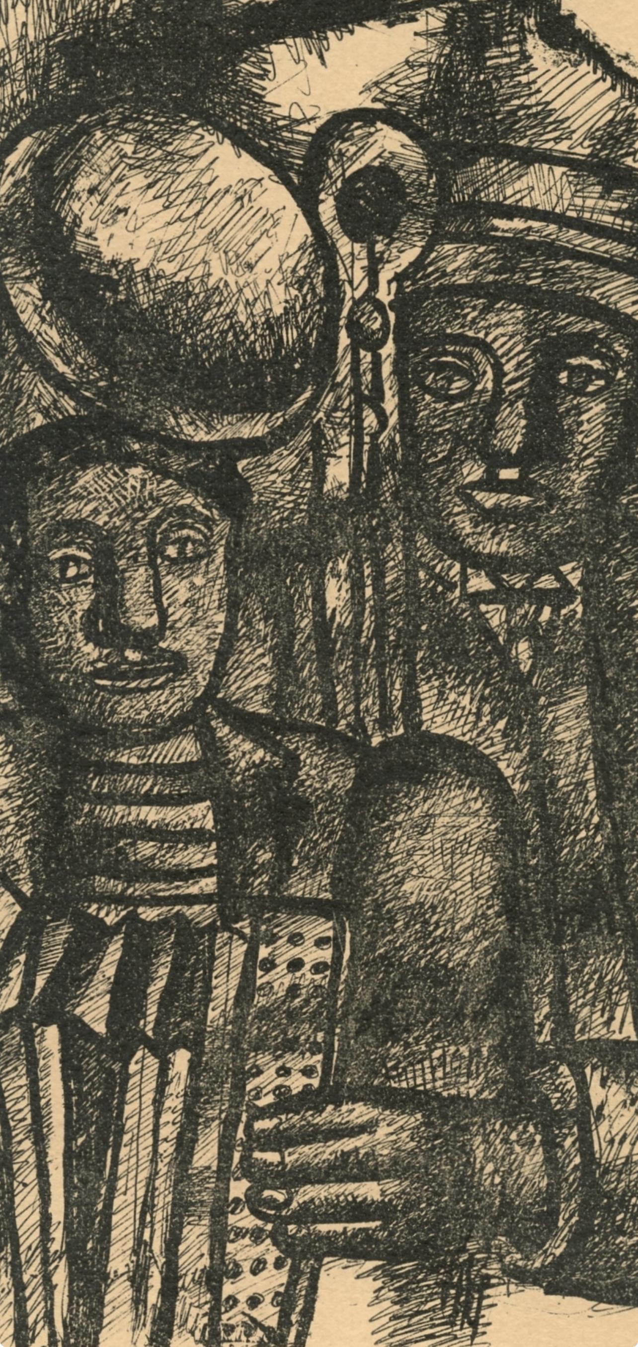Léger, Composition, Mon ami Léger (after) - Print by Fernand Léger