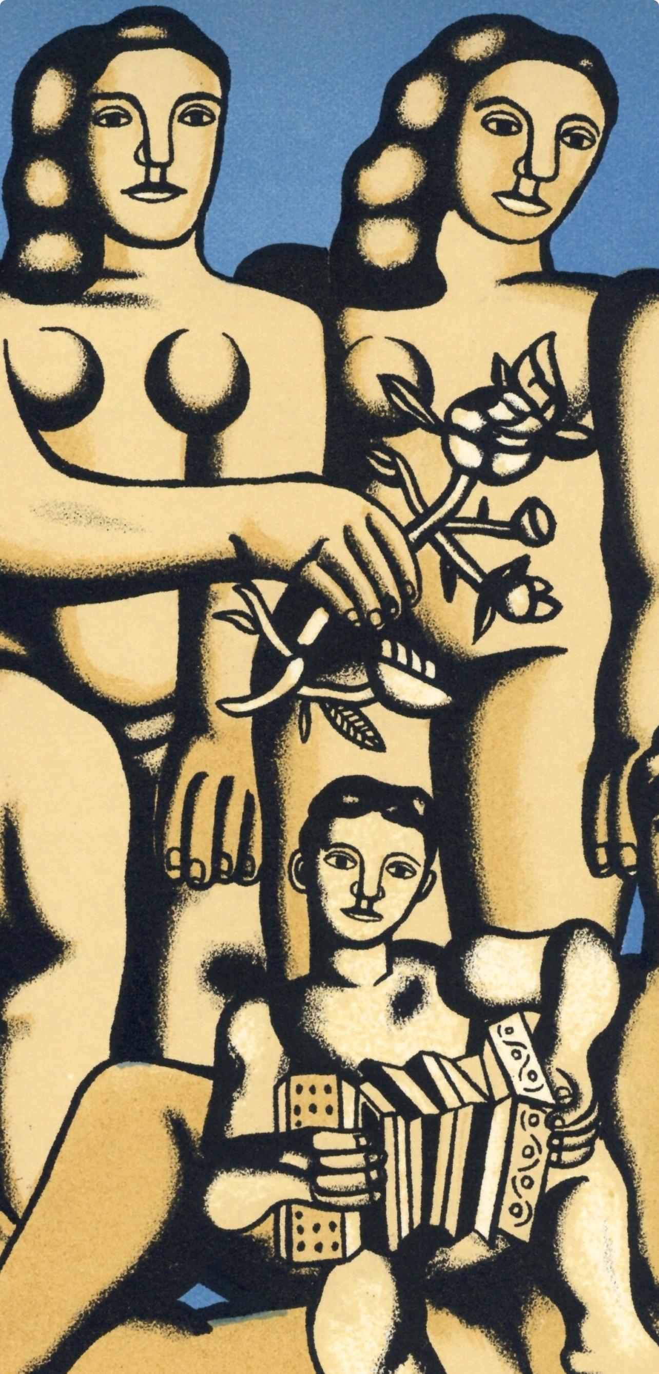 Léger, Komposition, Mon ami Léger (nach) – Print von Fernand Léger