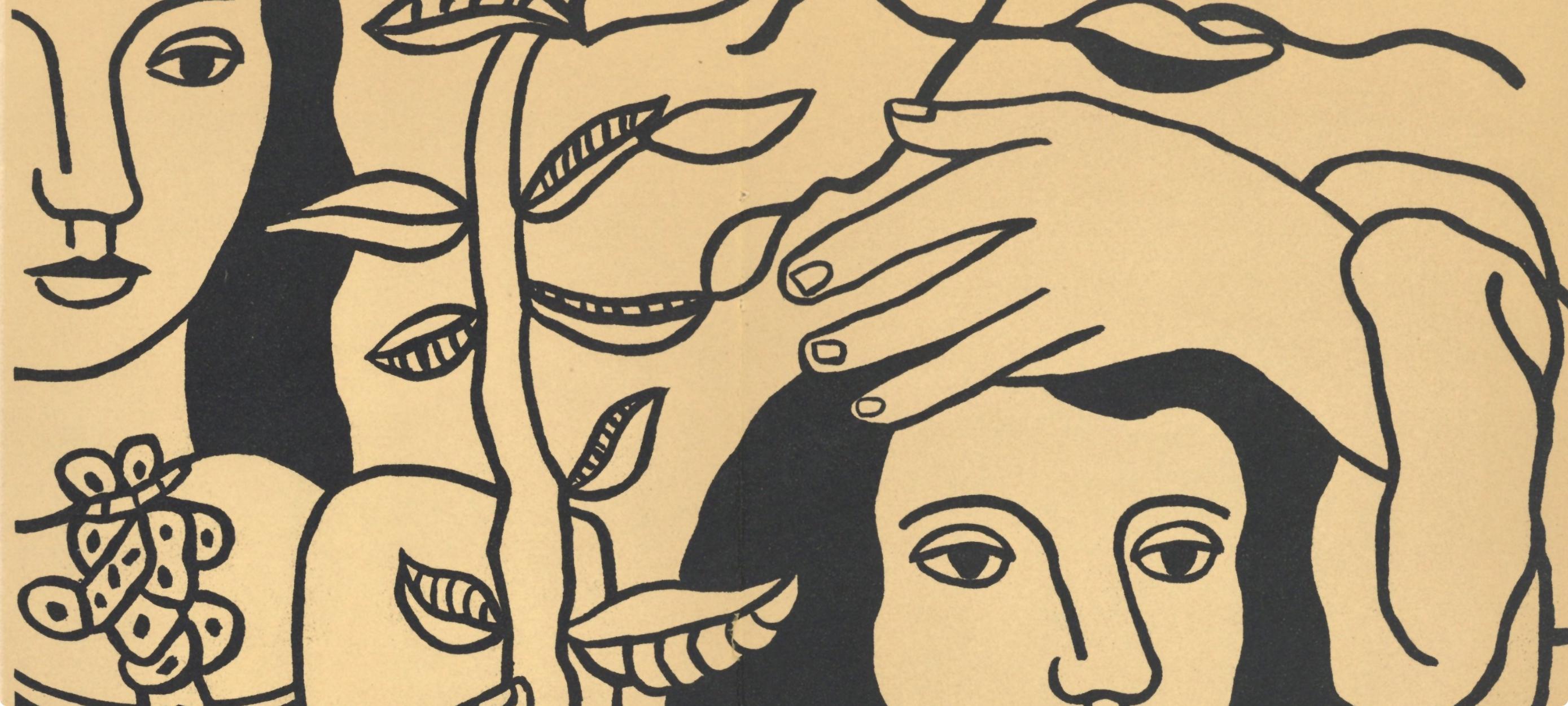 Léger, Composition, Mon ami Léger (after) - Print by Fernand Léger