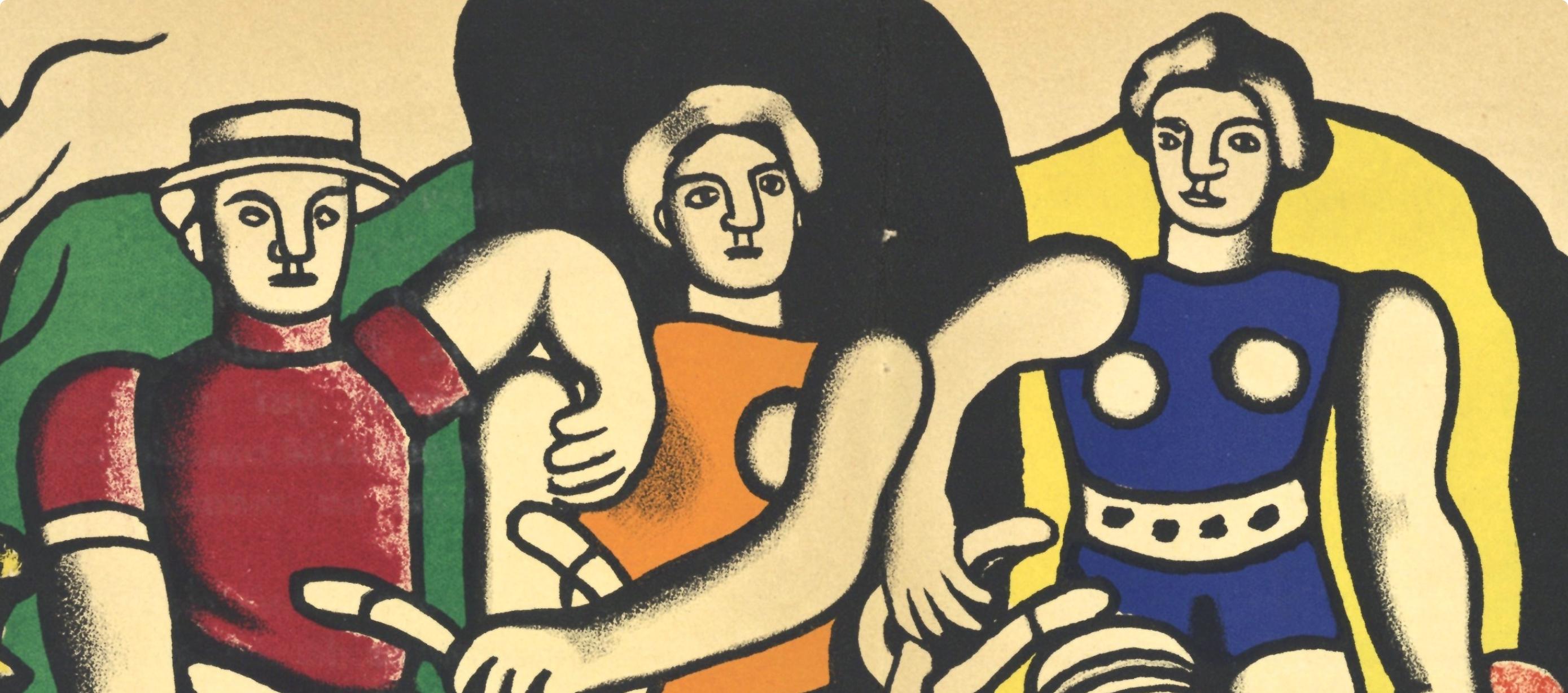 Léger, Composition, Mon ami Léger (d'après) - Print de Fernand Léger