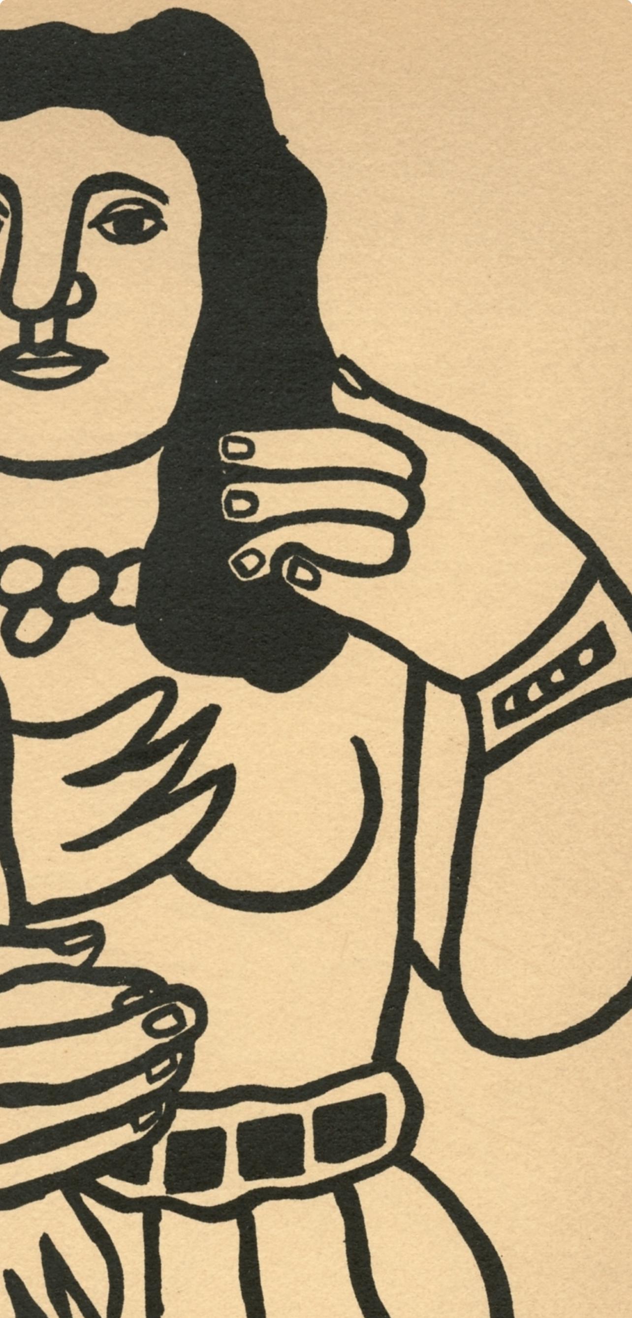 Léger, Composition, Mon ami Léger (after) - Modern Print by Fernand Léger