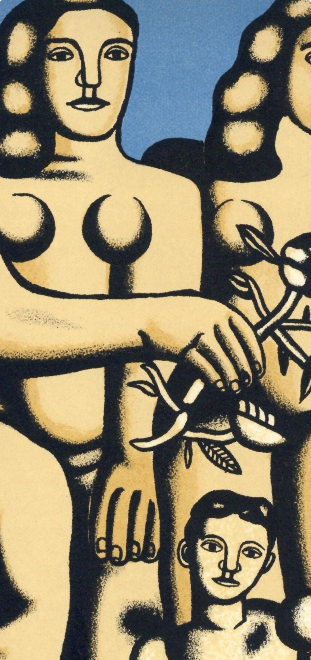 Léger, Komposition, Mon ami Léger (nach) (Moderne), Print, von Fernand Léger