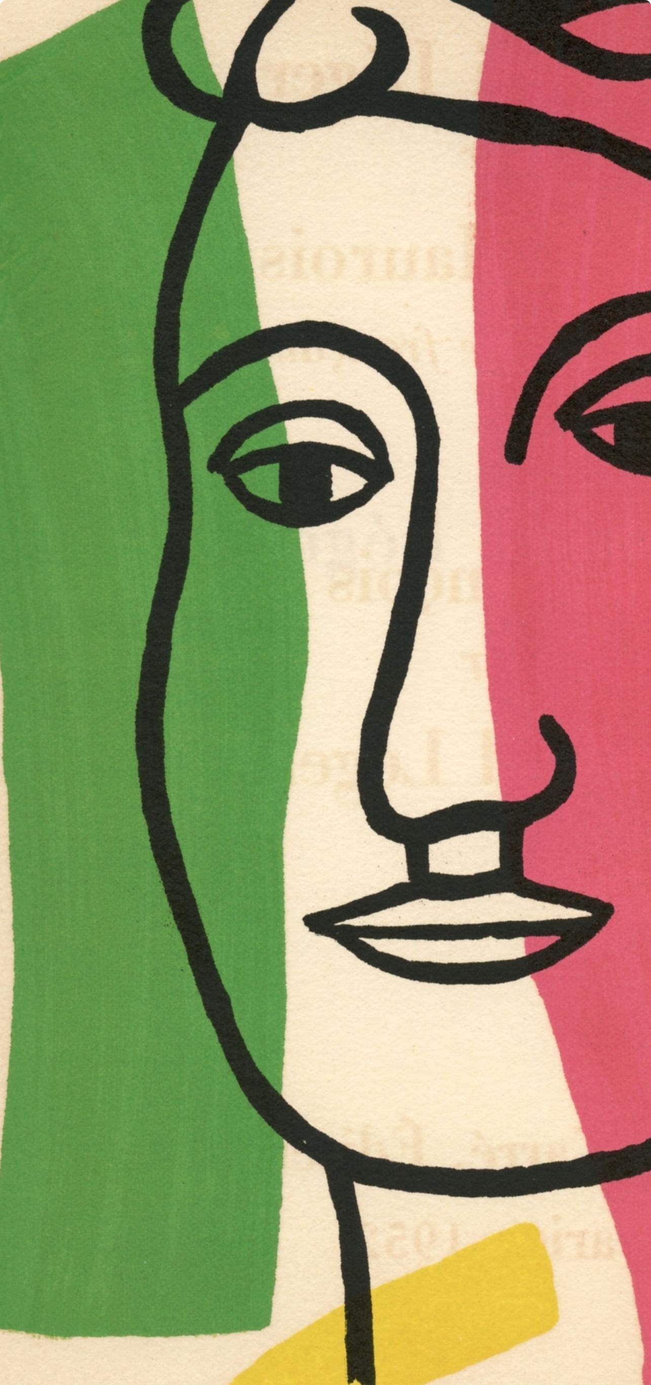 Léger, Composition, Mon ami Léger (d'après) - Moderne Print par Fernand Léger