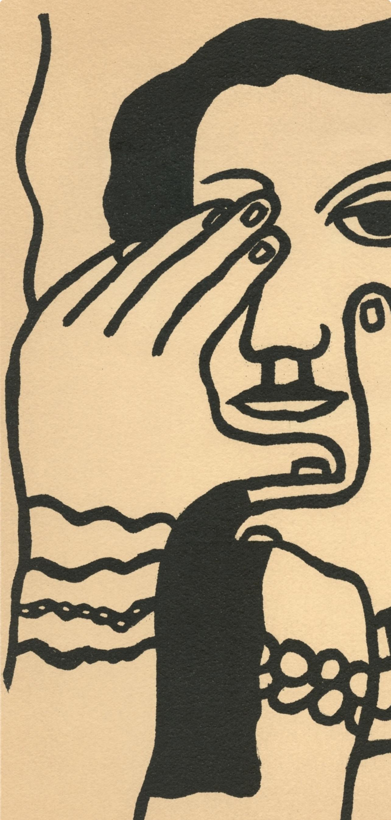 Léger, Composition, Mon ami Léger (after) - Modern Print by Fernand Léger
