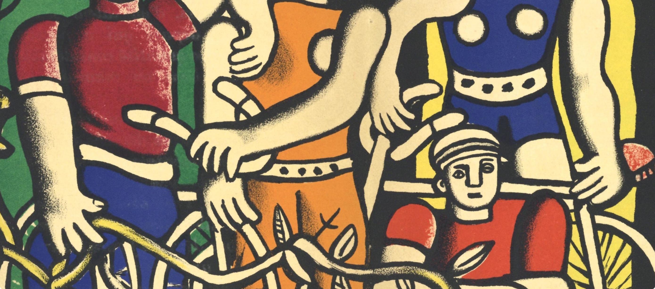 Léger, Composition, Mon ami Léger (d'après) - Noir Still-Life Print par Fernand Léger