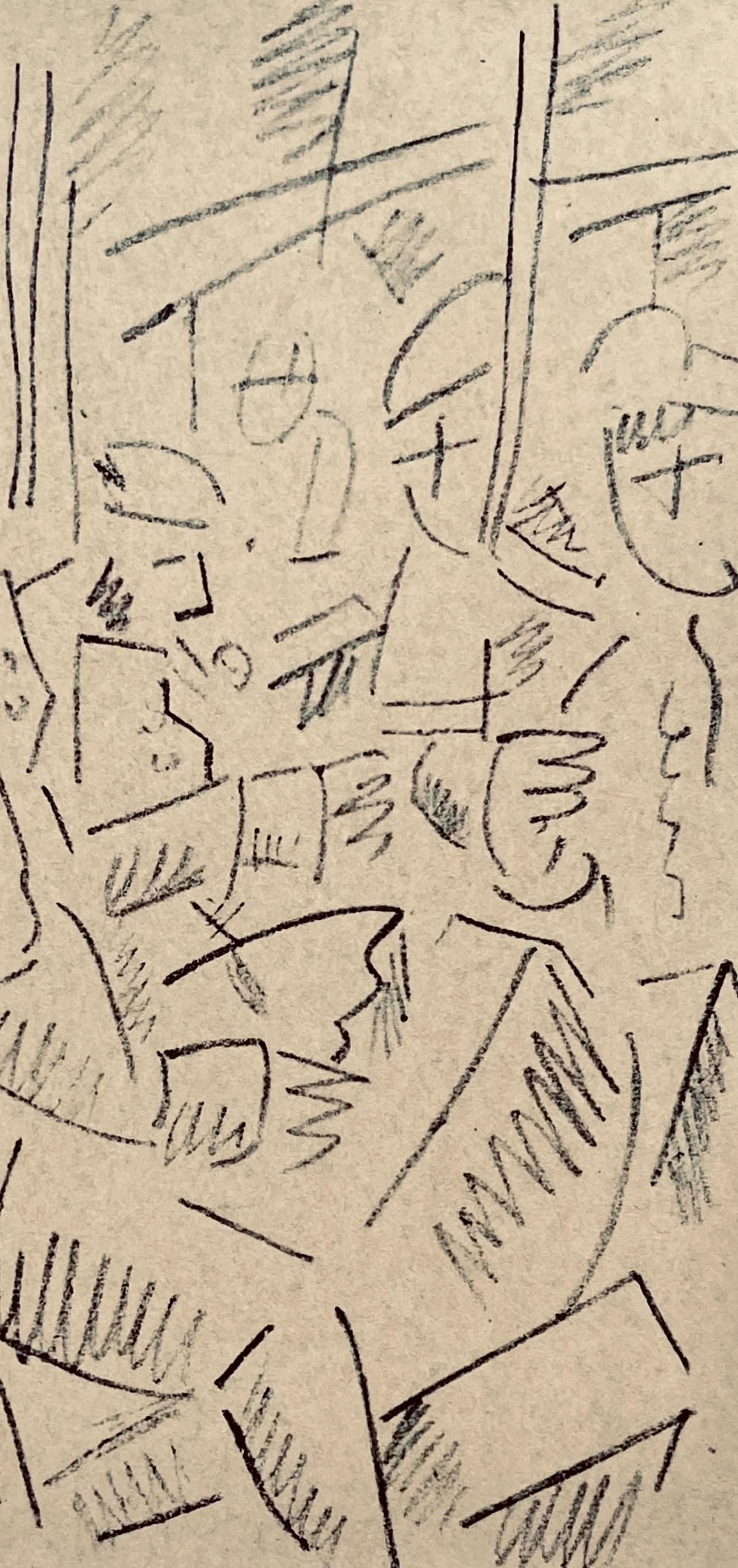 Léger, Dans l'hôpital, Dessins de Guerre 1915-16 (after) - Print by Fernand Léger