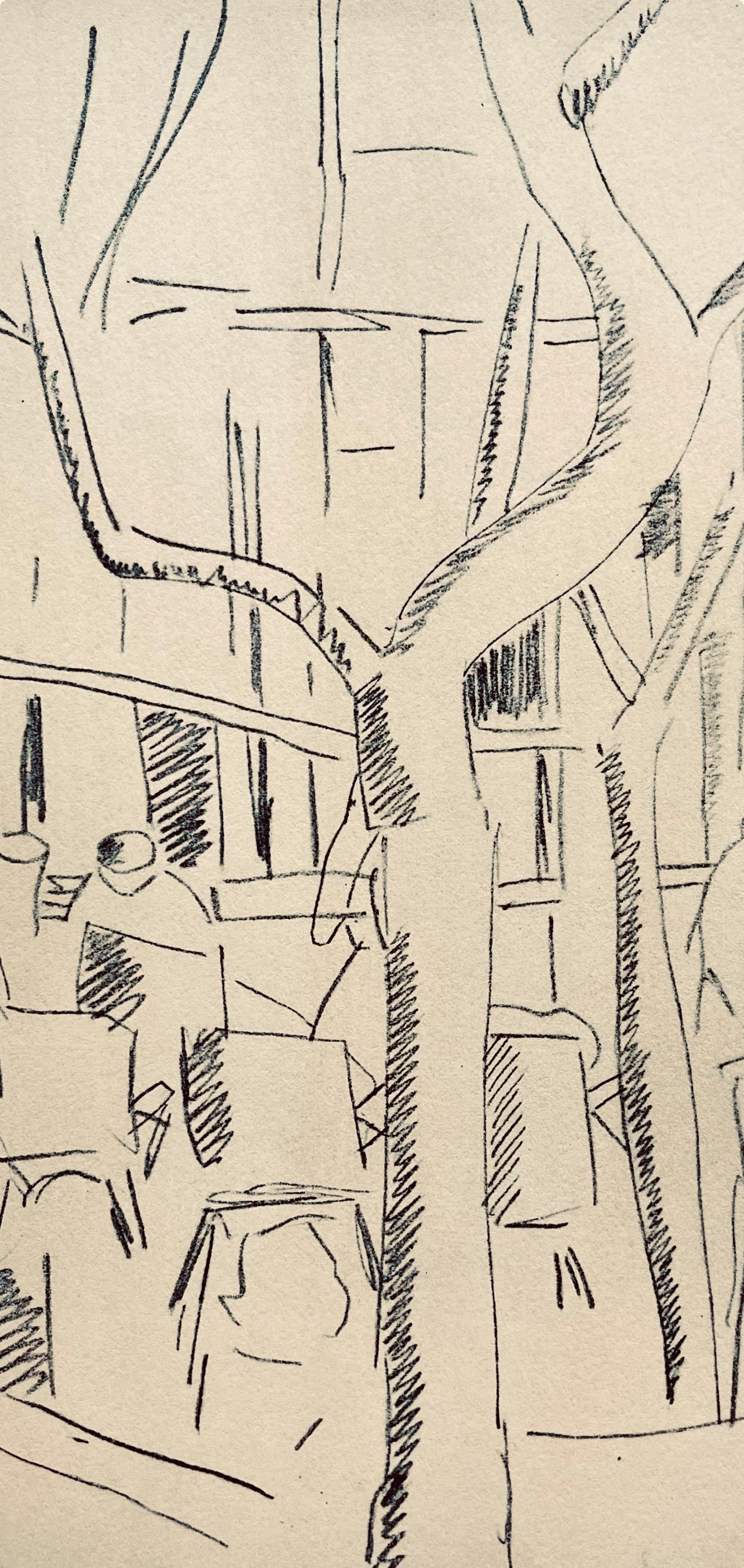 Léger, Dans Verdun, Dessins de Guerre 1915-16 (after) - Cubist Print by Fernand Léger
