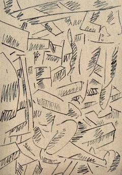 Léger, Deux soldats dans un abri, Dessins de Guerre 1915-16 (after)