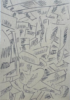 Vintage Léger, Deux Soldats Dans Un Abri, Fernand Léger: Dessins de Guerre (after)