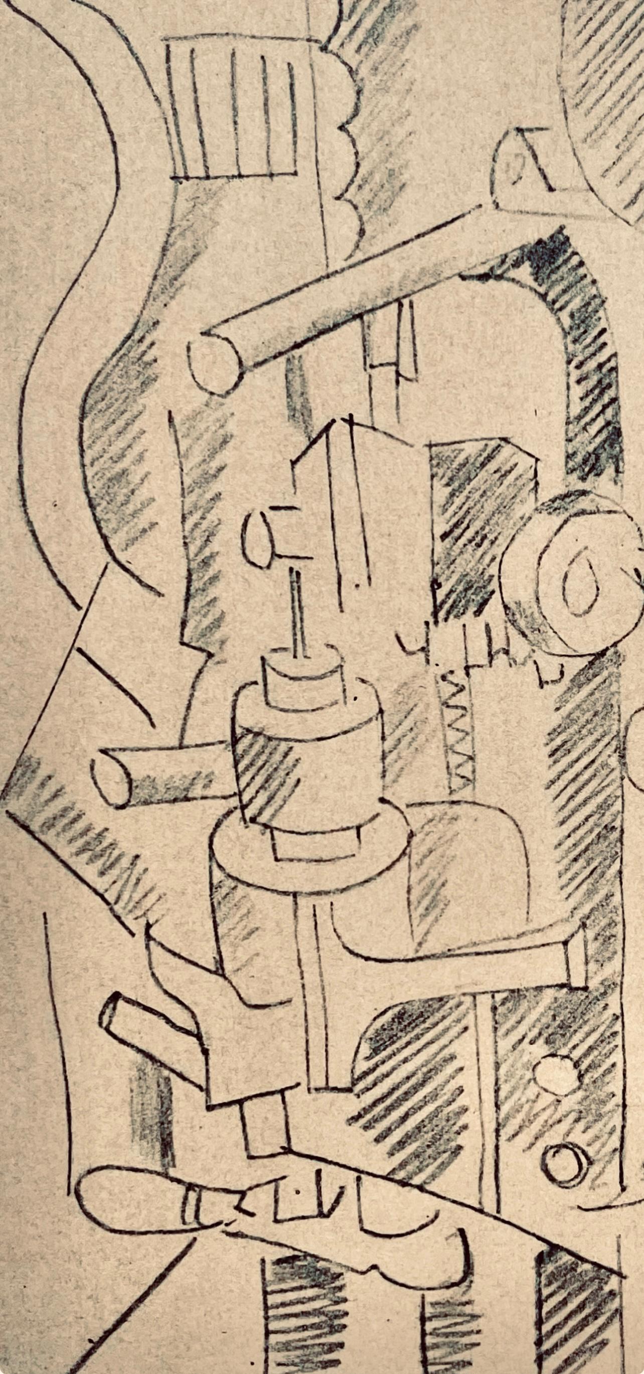 Léger, Éléments Mécaniques, Dessins de Guerre 1915-16 (after) - Print by Fernand Léger