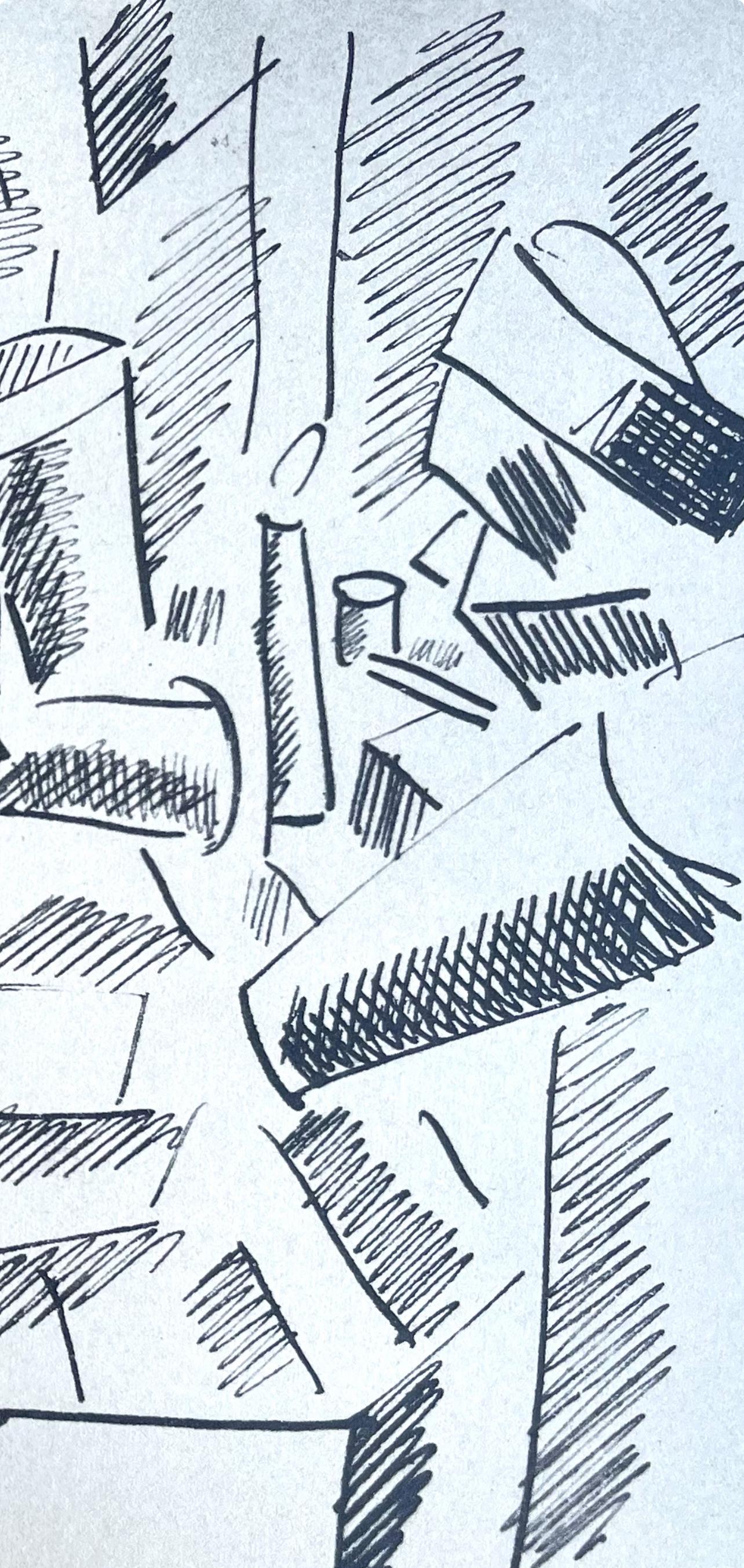 Léger, Etude Pour La Partie De Cartes, Fernand Léger: Dessins de Guerre (after) For Sale 4