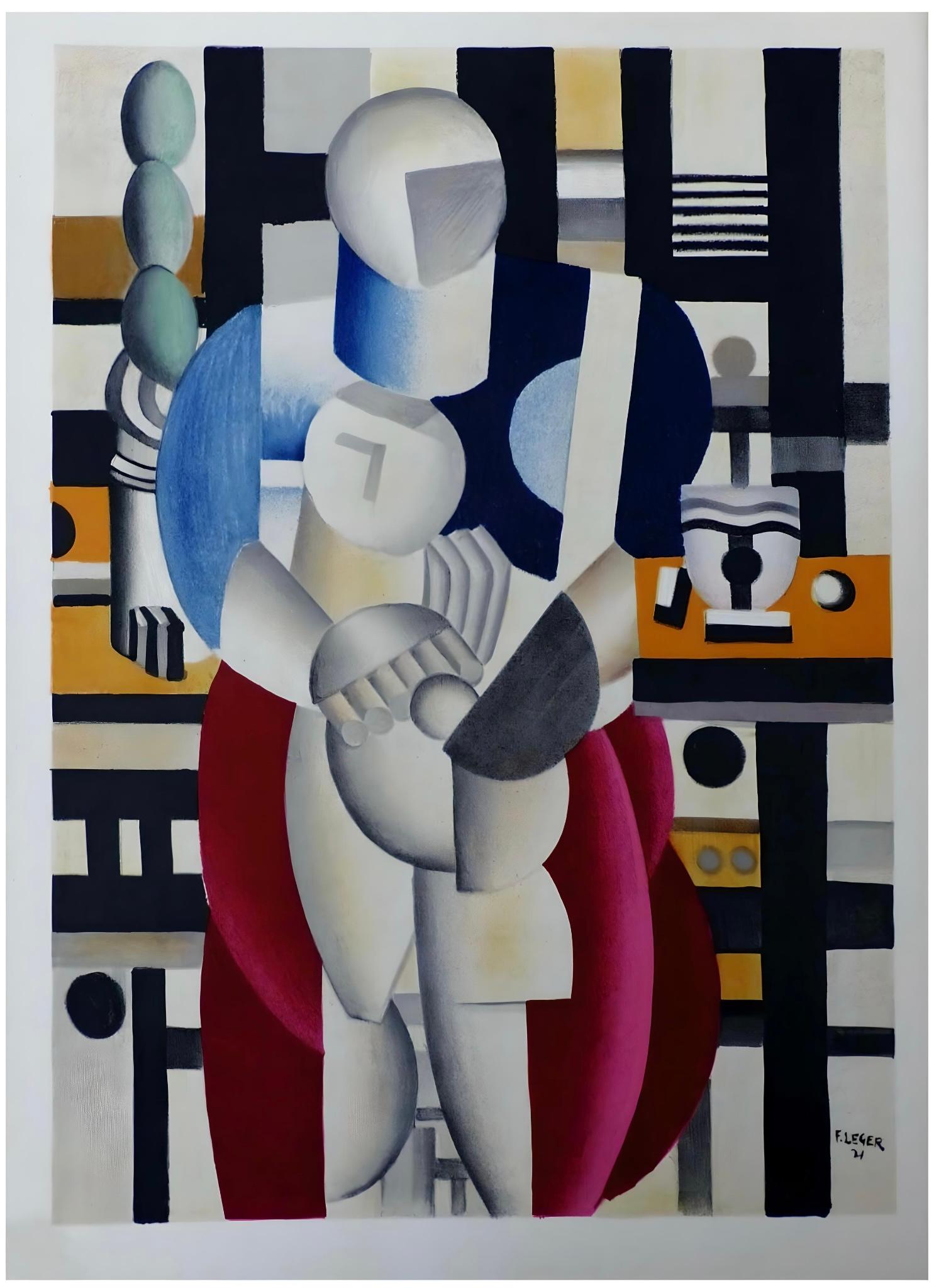Léger, Femme et enfant, Derrière le miroir (after) For Sale 1