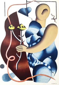 Léger, Femme tenant une fleur, Derrière le miroir (después)