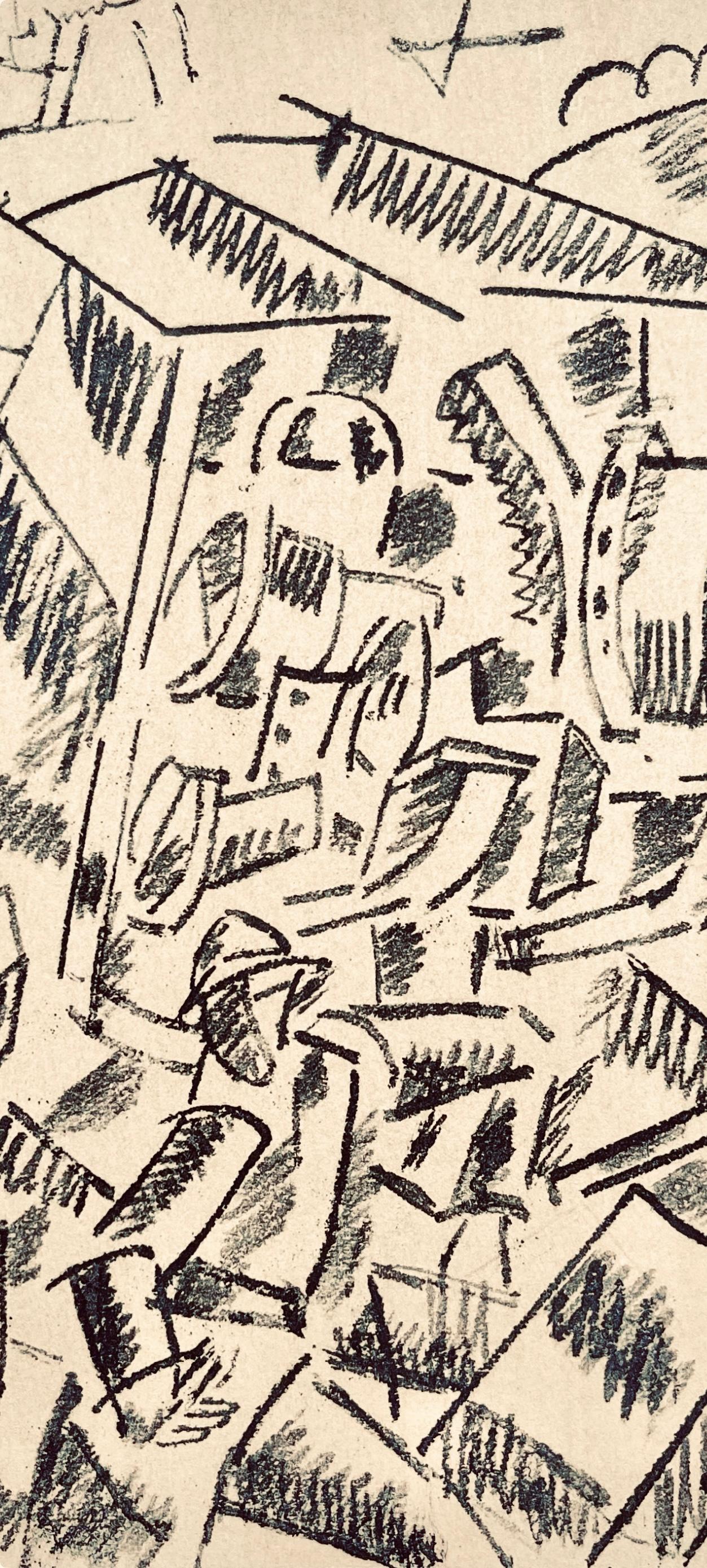 Léger, Hissage de Forme Mobile, Dessins de Guerre (after) - Cubist Print by Fernand Léger