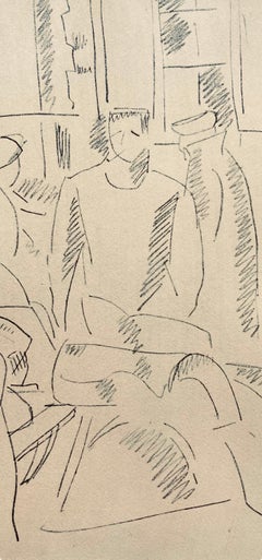 Fernand Leger, Hospital Interior, from War Drawings 1915-16, 1956 (after)