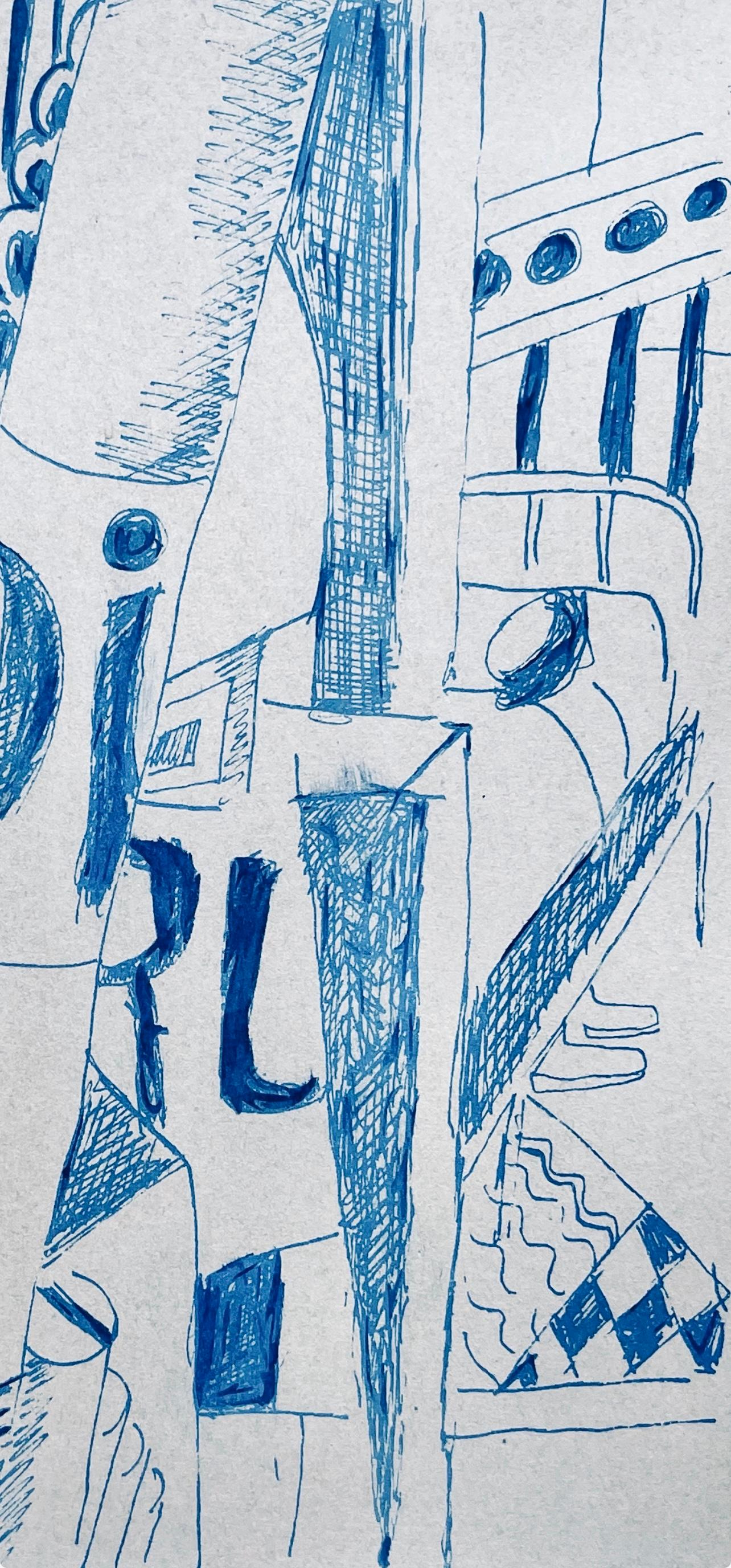 Léger, Intérieur d'hôpital, Dessins de Guerre 1915-16 (after) - Print by Fernand Léger