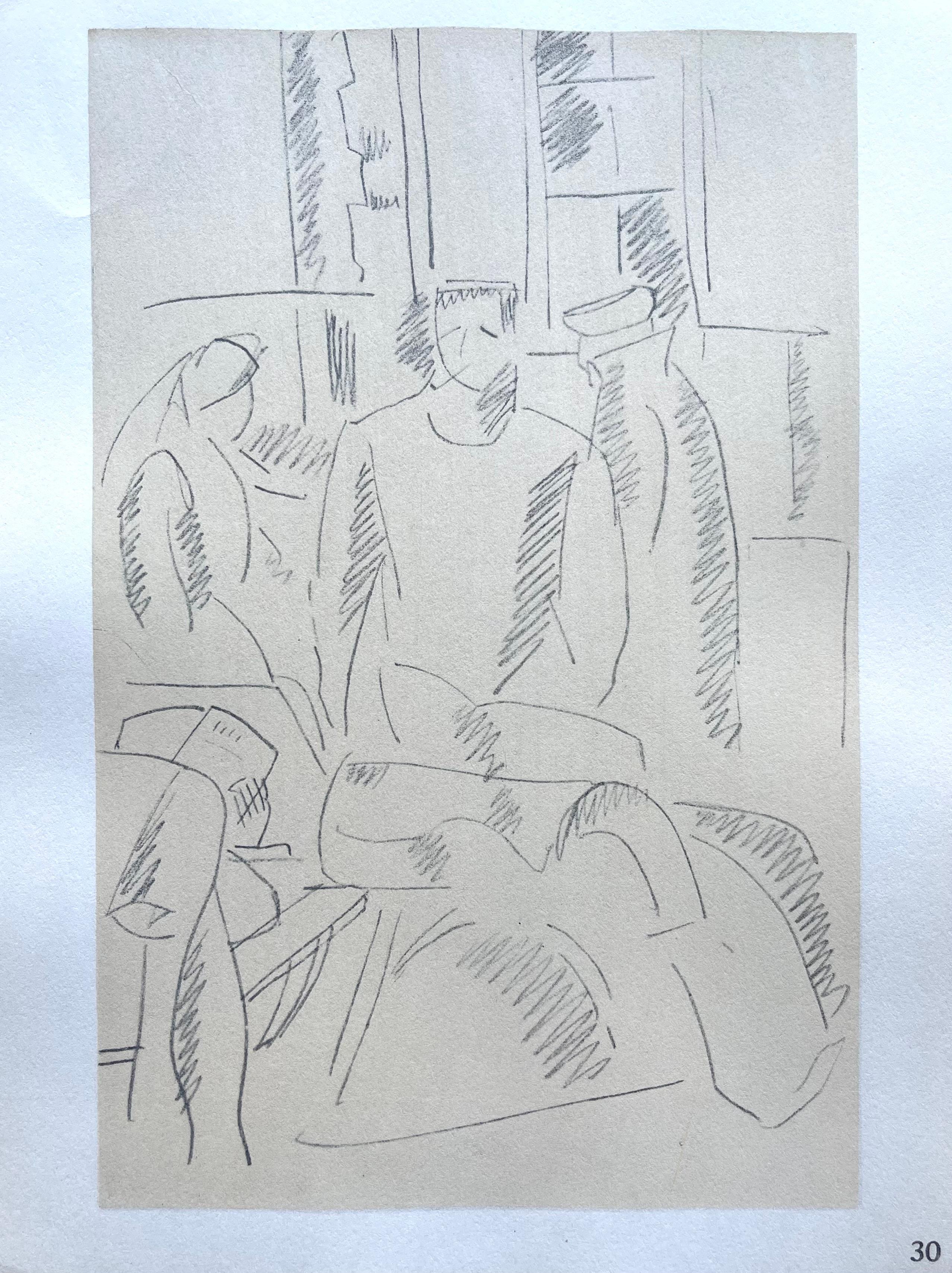 Léger, Intérieur D'hôpital, Fernand Léger: Dessins de Guerre (nach) im Angebot 4
