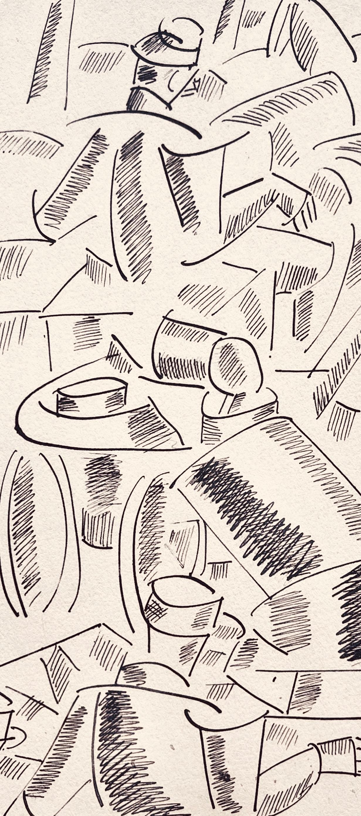 Léger, La cuisine roulante, Dessins de Guerre 1915-16 (after) - Print by Fernand Léger