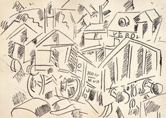 Léger, La gare de Verdun, Dessins de Guerre 1915-16 (after)