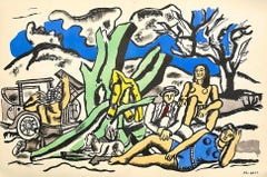 Vintage Léger, La partie de campagne (Saphire E.14), Verve: Revue Artistique (after)