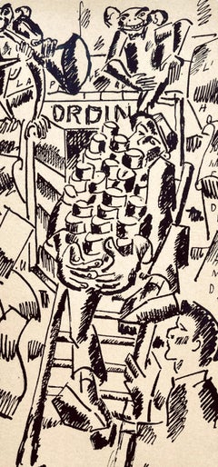 Fernand Leger, Der Beweis, dass der Mensch vom Affen abstammt, 1956 (nach)