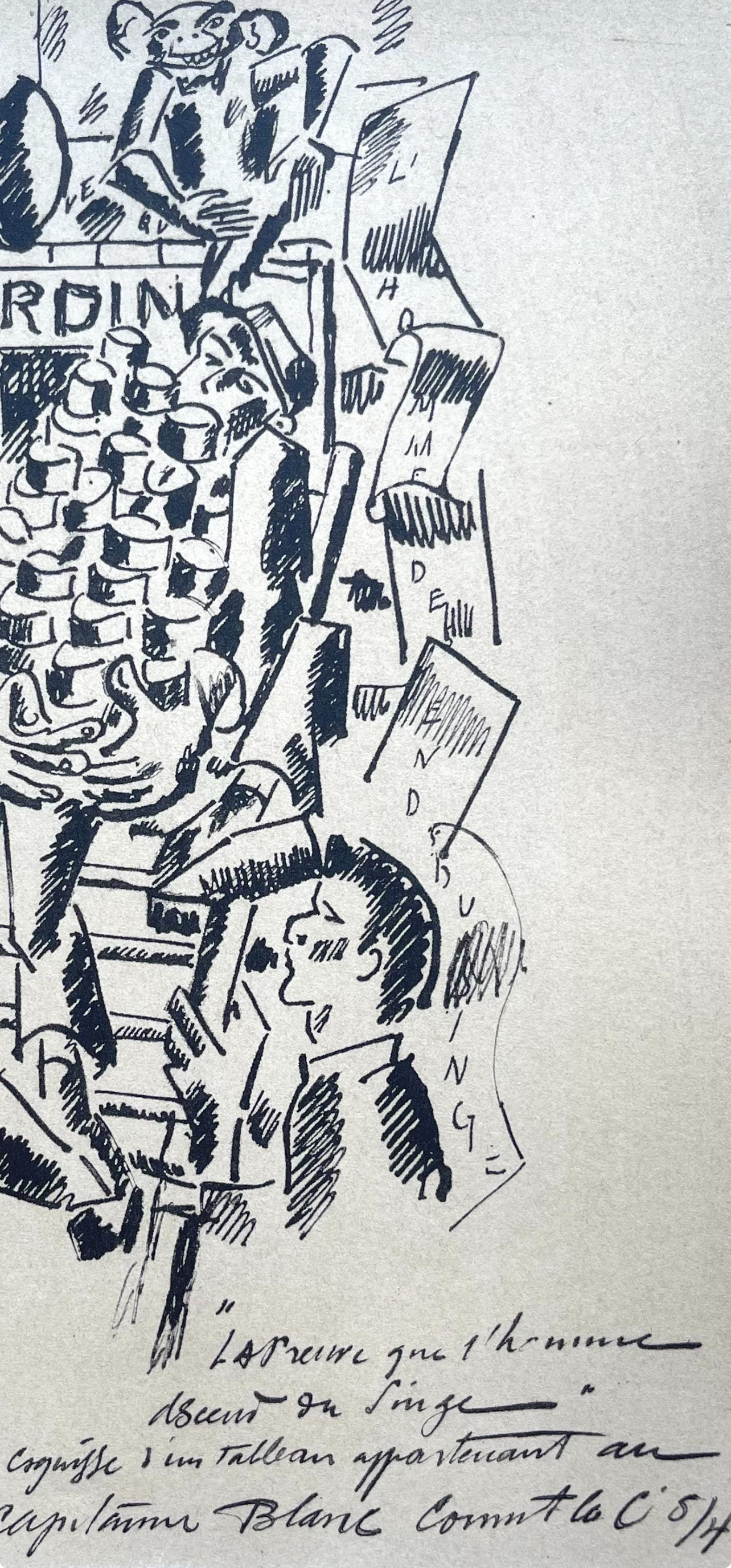 Léger, La Preuve Que L'homme Descend, Fernand Léger : Dessins de Guerre (après) en vente 2